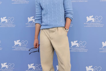 Andrew Garfield in Dior at Premiere of "After the Hunt" During the 82nd Venice Film Festival