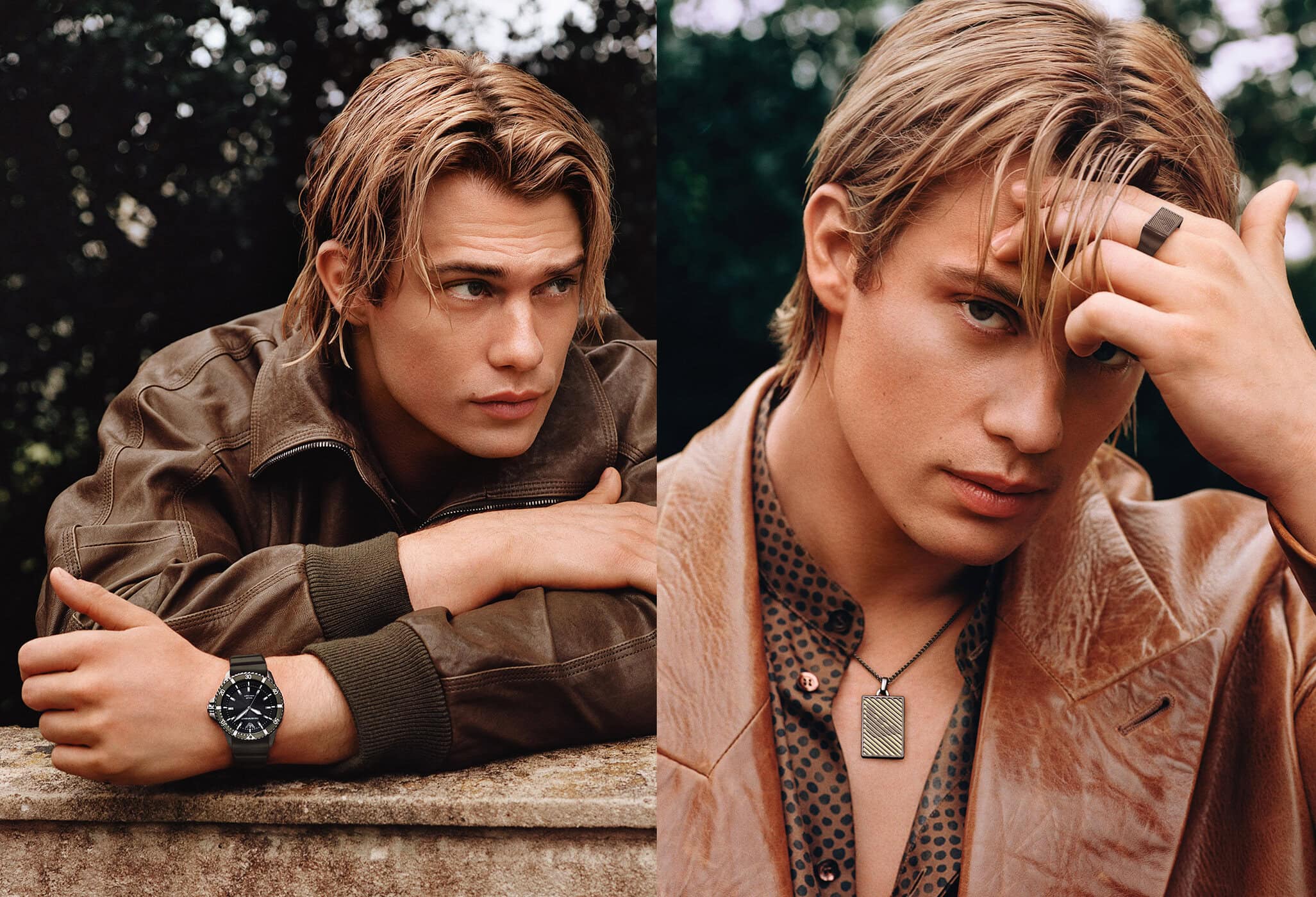 Emporio Armani Fall 2025 Ad Campaign Nicholas Galitzine