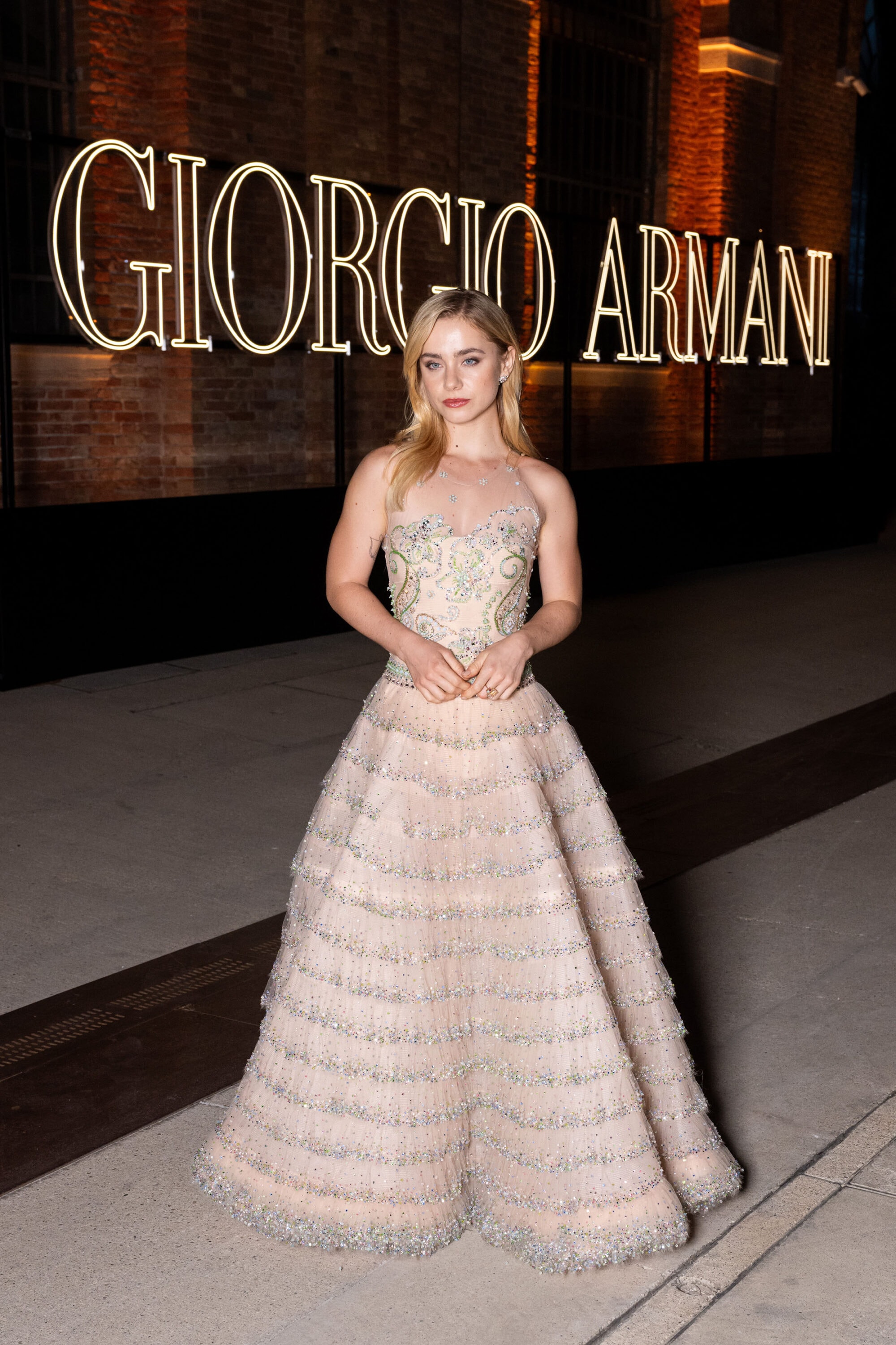 Clara Galle at Giorgio Armani - Armani Archivio