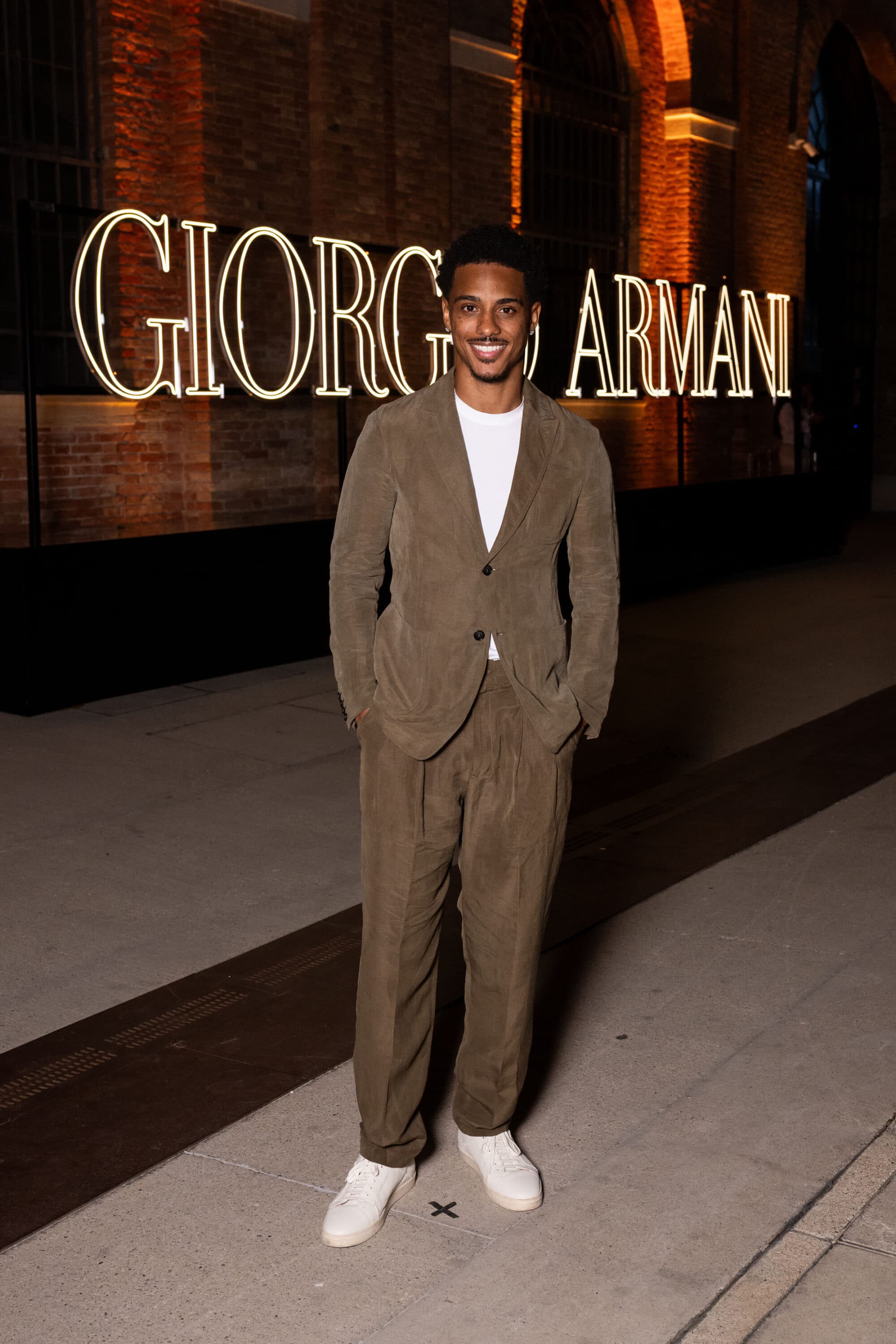 Keith Powers at Giorgio Armani - Armani Archivio