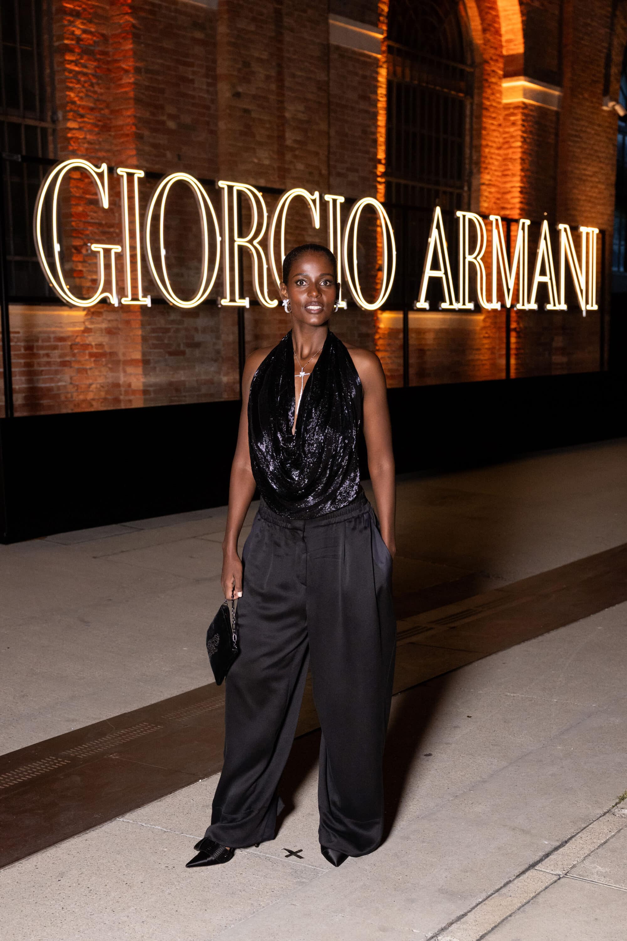 Mariam Battistelli at Giorgio Armani - Armani Archivio