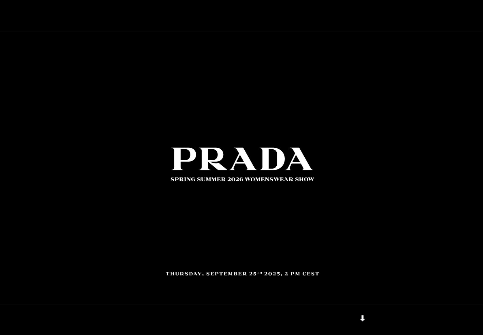Watch Prada Spring 2026 Live