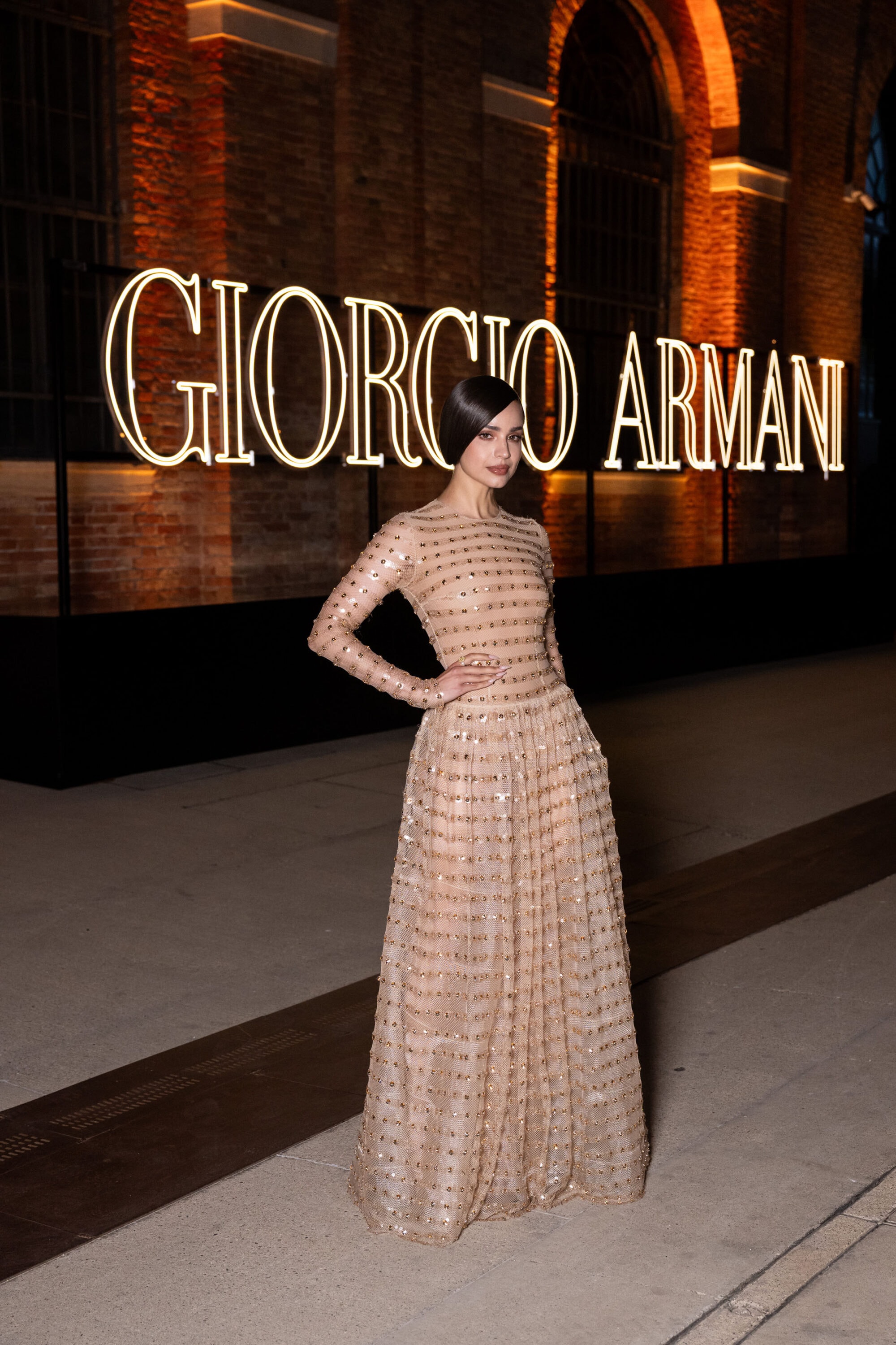 Sofia Carson at Giorgio Armani - Armani Archivio