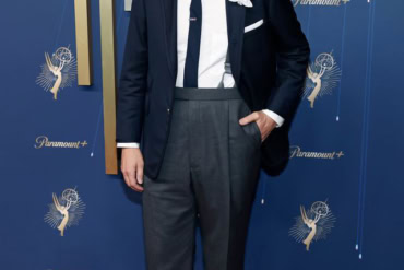 Adam Scott wears Thom Browne to the 77th Primetime Emmy Awards
