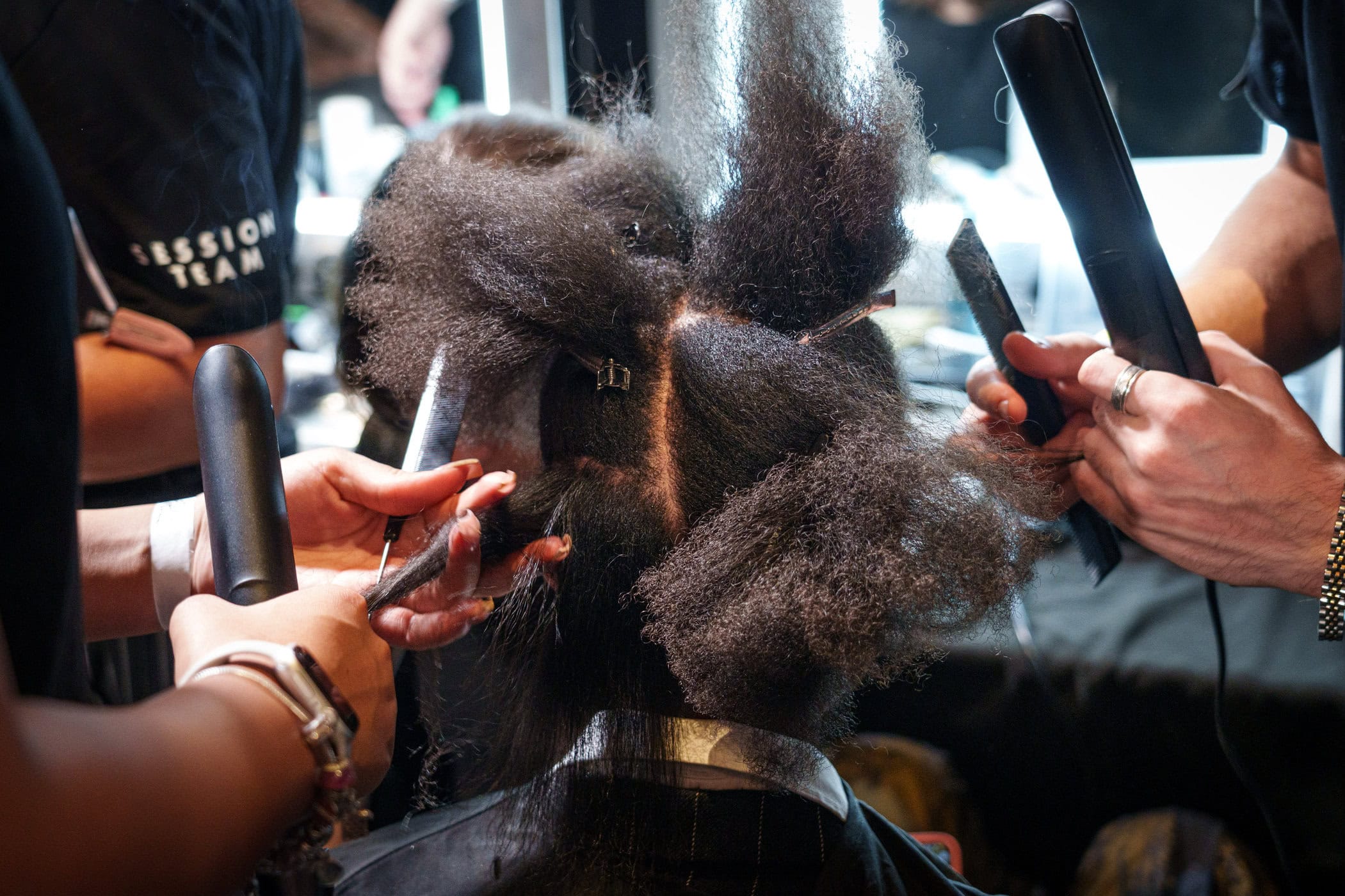 Ahluwalia Spring 2026 Fashion Show Backstage