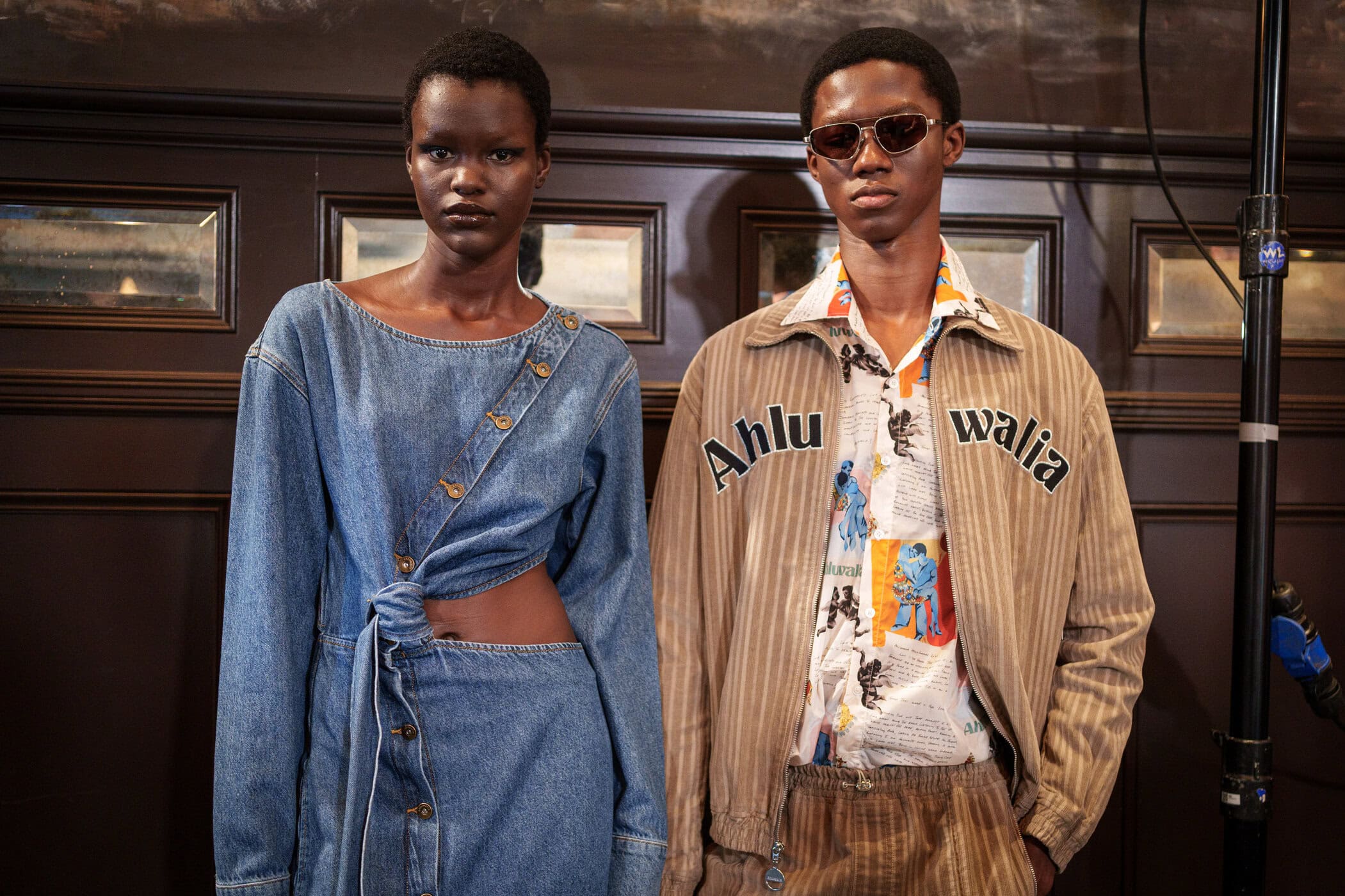 Ahluwalia Spring 2026 Fashion Show Backstage