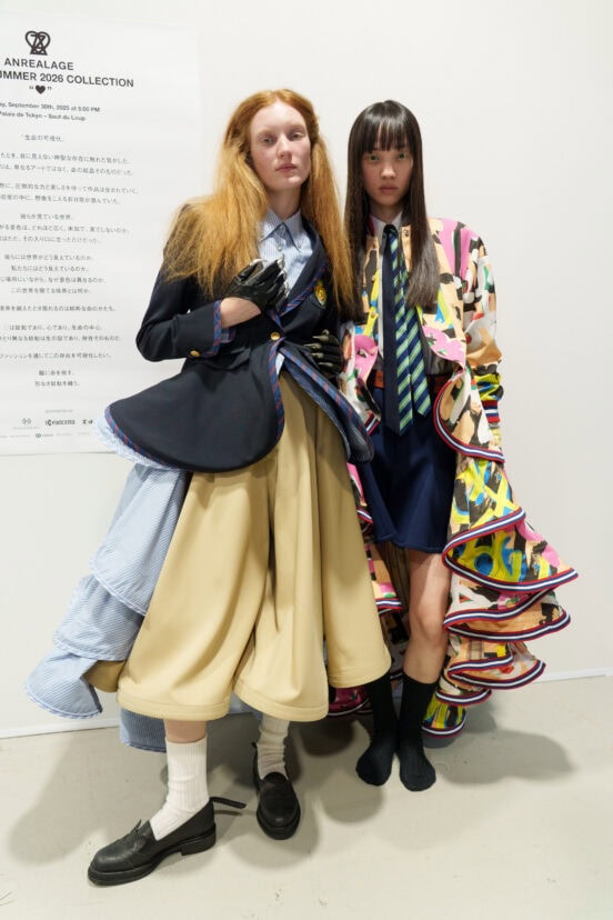 Anrealage Spring 2026 Fashion Show Backstage
