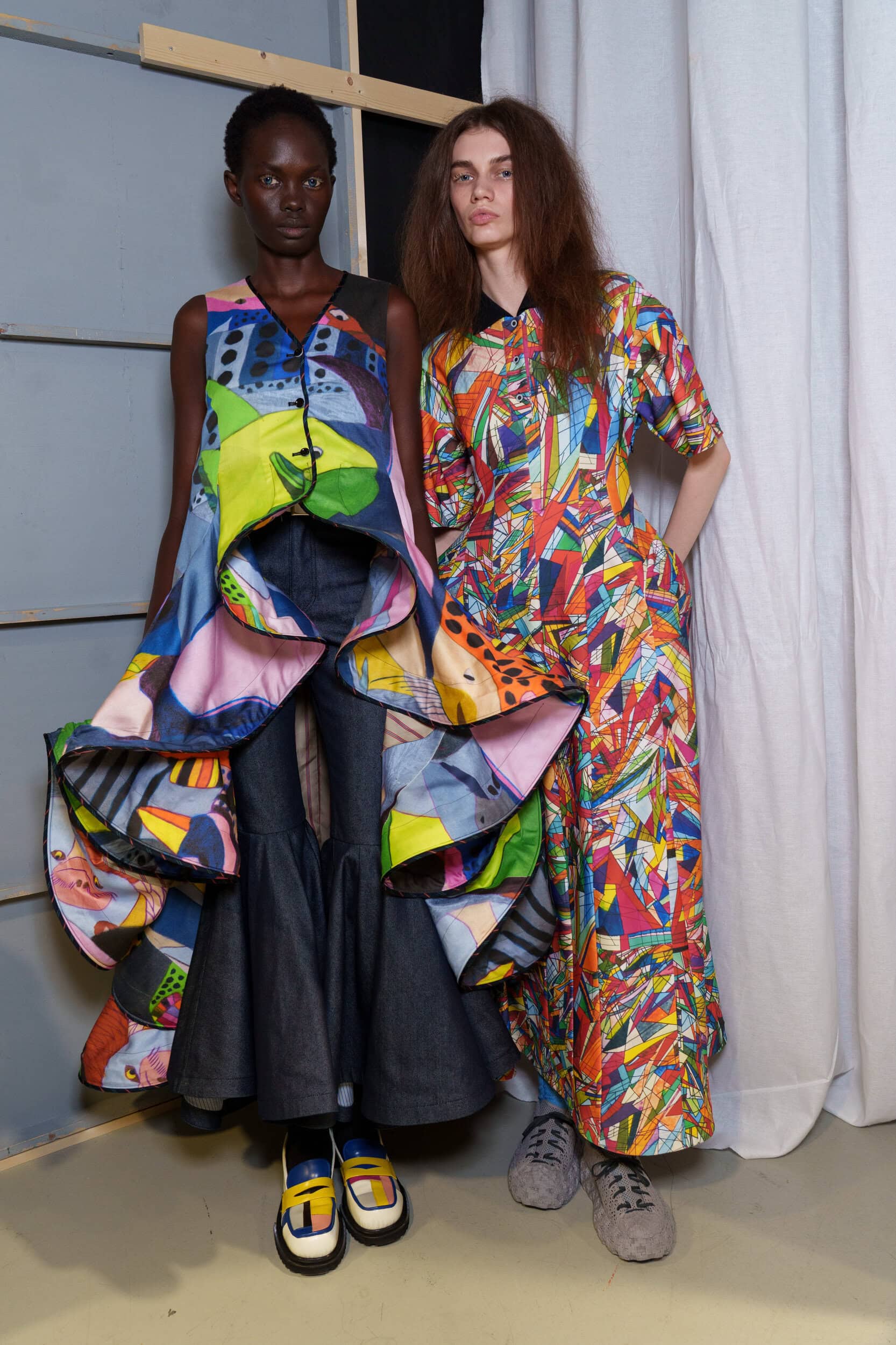Anrealage Spring 2026 Fashion Show Backstage