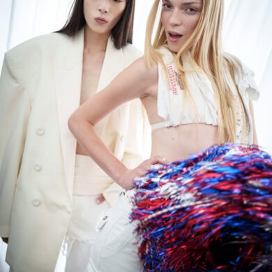 Area Spring 2026 Fashion Show Backstage