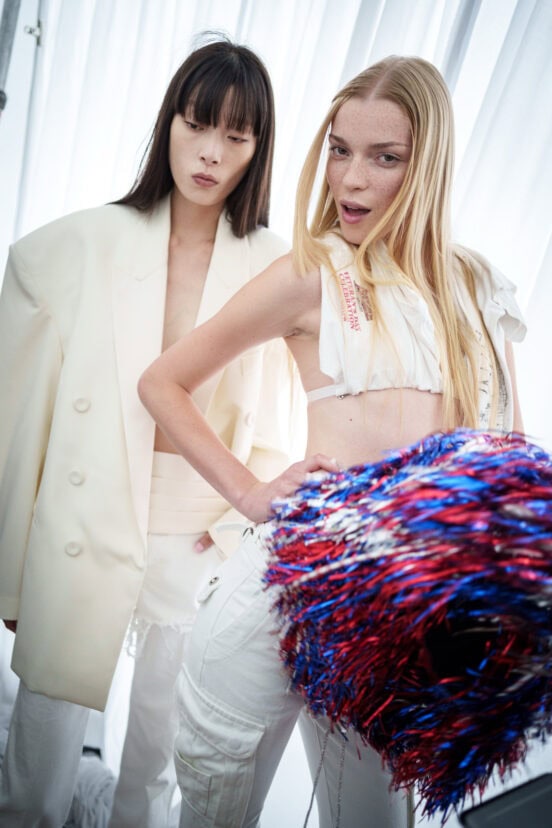 Area Spring 2026 Fashion Show Backstage