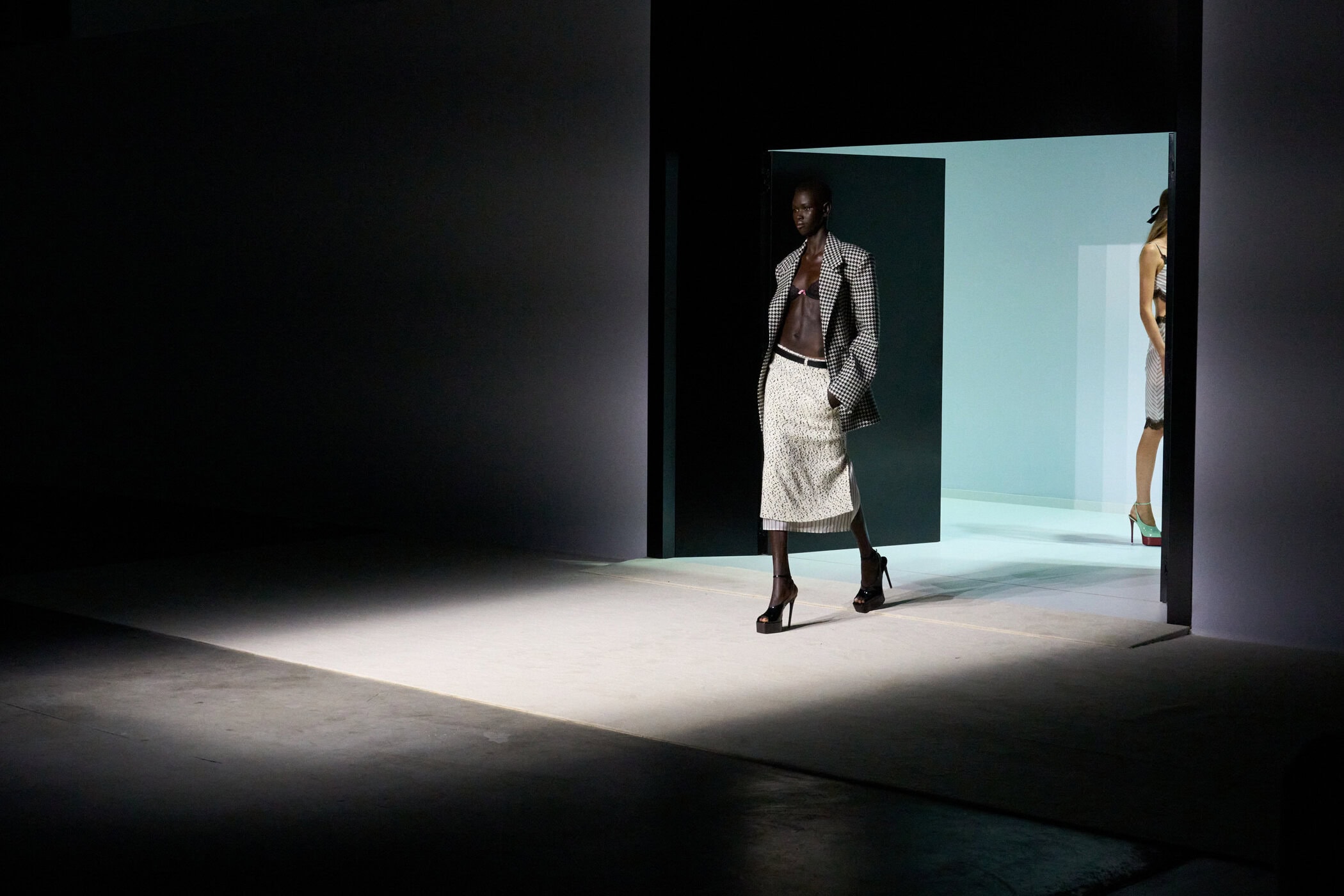 The Attico Spring 2026 Fashion Show Atmosphere