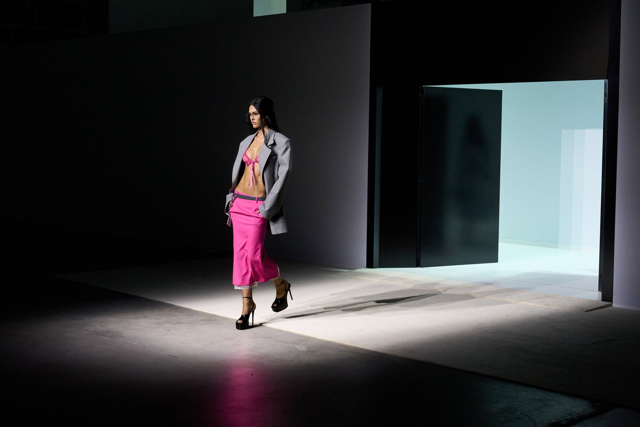The Attico Spring 2026 Fashion Show Atmosphere