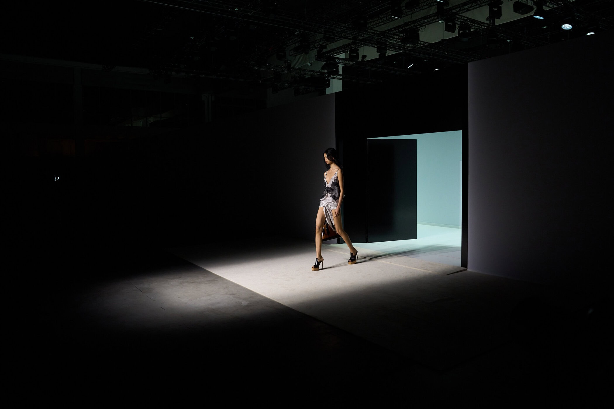 The Attico Spring 2026 Fashion Show Atmosphere