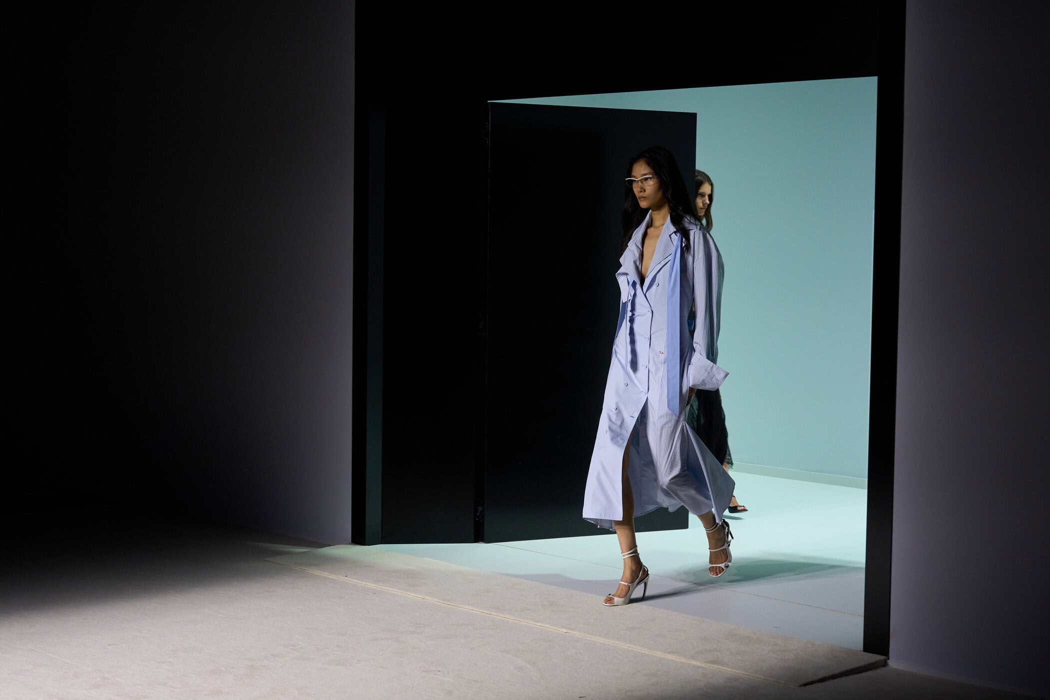 The Attico Spring 2026 Fashion Show Atmosphere
