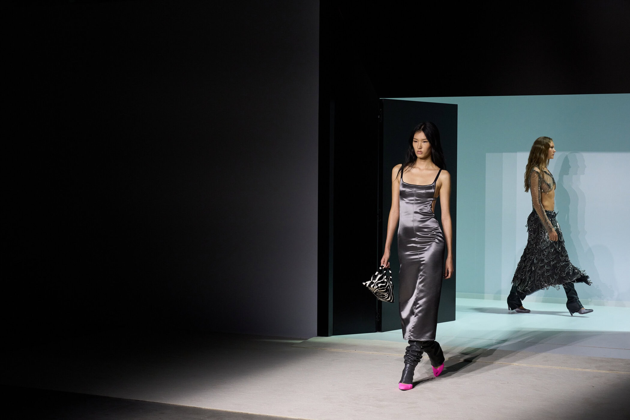 The Attico Spring 2026 Fashion Show Atmosphere