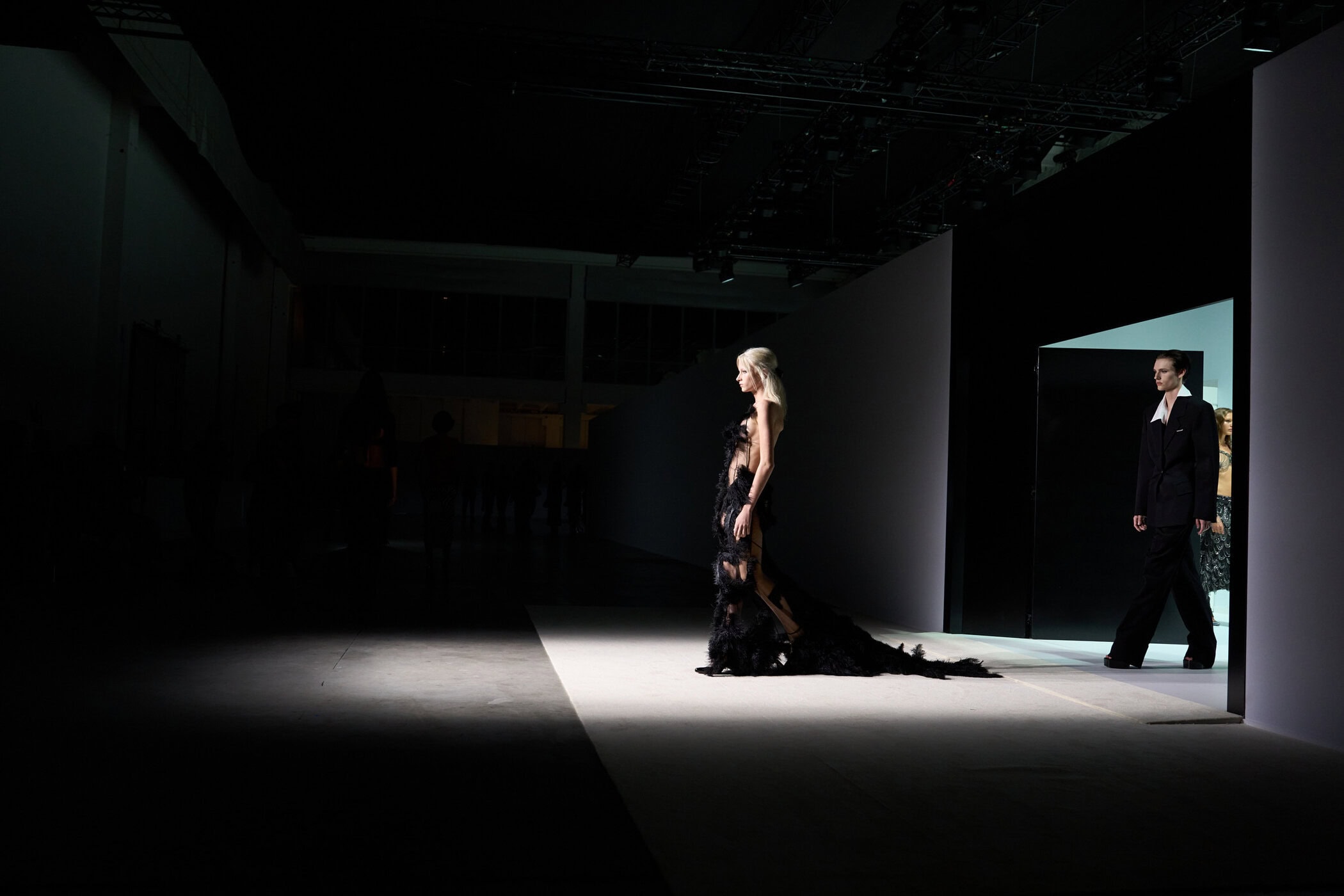 The Attico Spring 2026 Fashion Show Atmosphere
