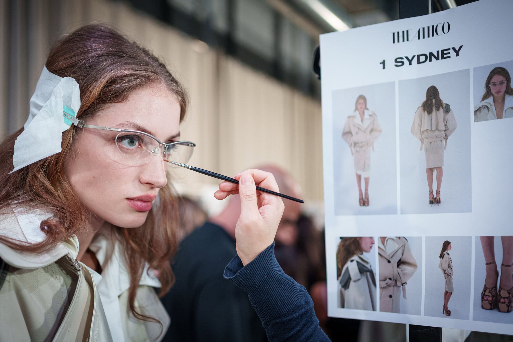 The Attico Spring 2026 Fashion Show Backstage