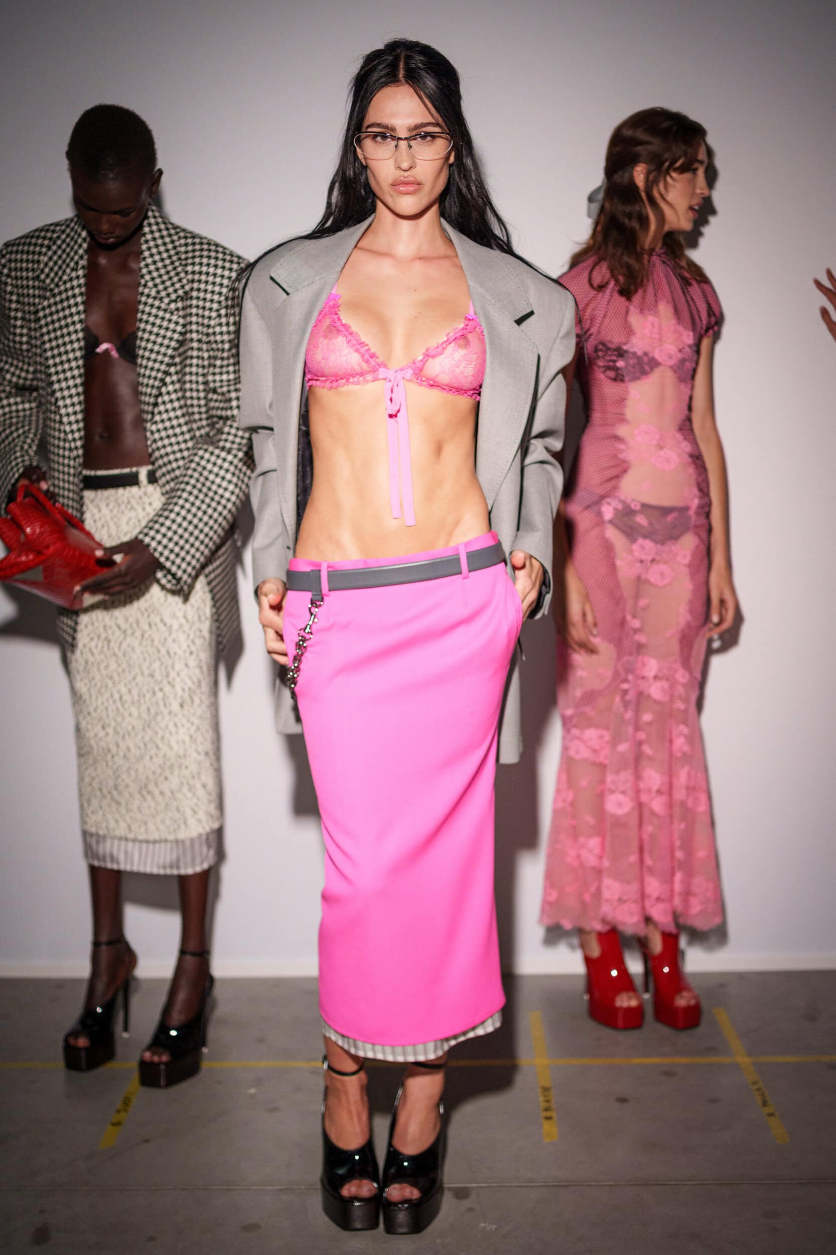 The Attico Spring 2026 Fashion Show Backstage