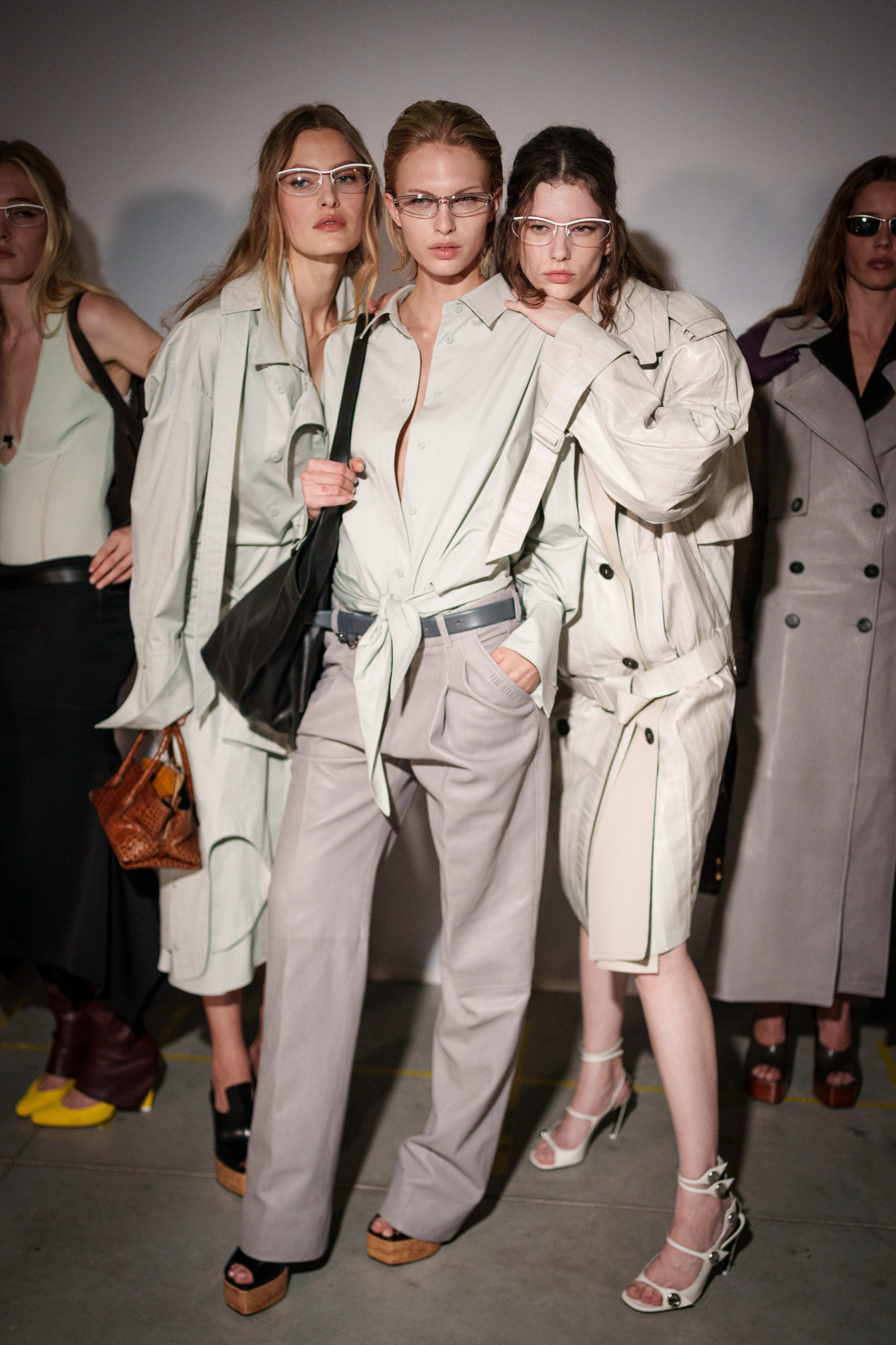 The Attico Spring 2026 Fashion Show Backstage