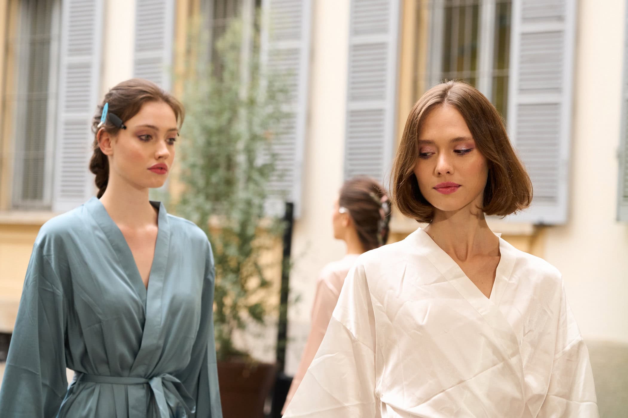 Luisa Beccaria Spring 2026 Fashion Show Backstage