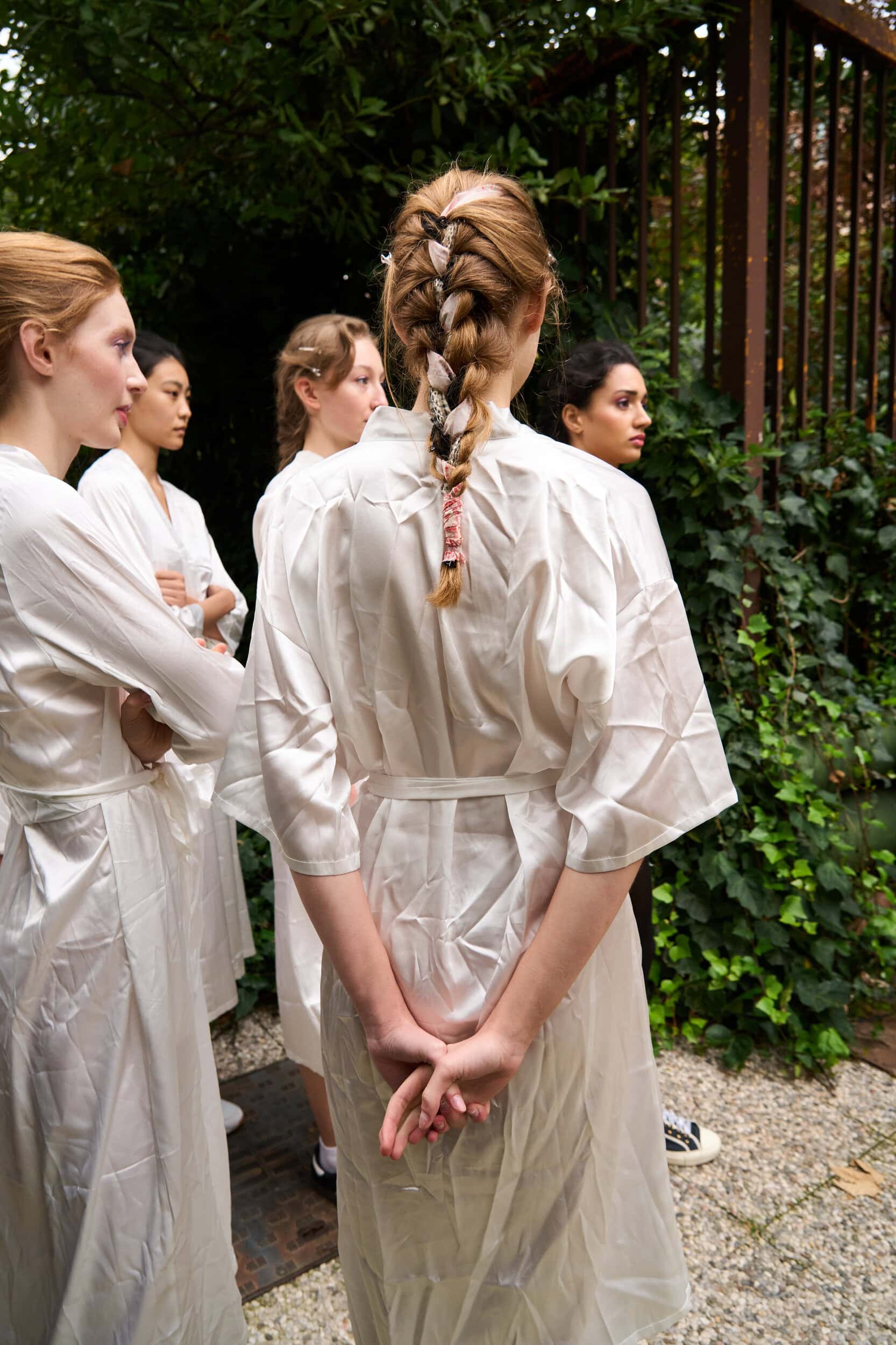 Luisa Beccaria Spring 2026 Fashion Show Backstage