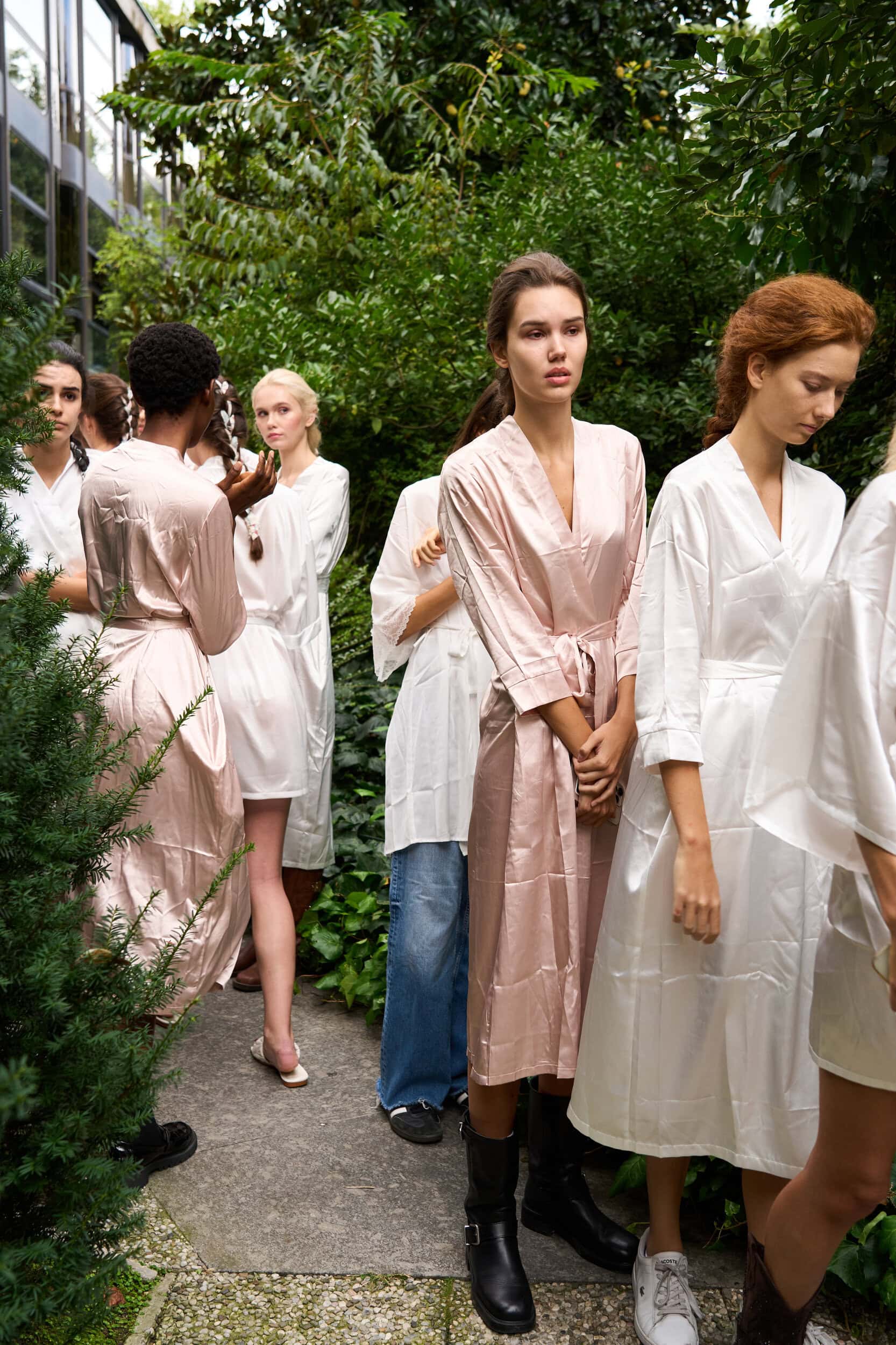 Luisa Beccaria Spring 2026 Fashion Show Backstage