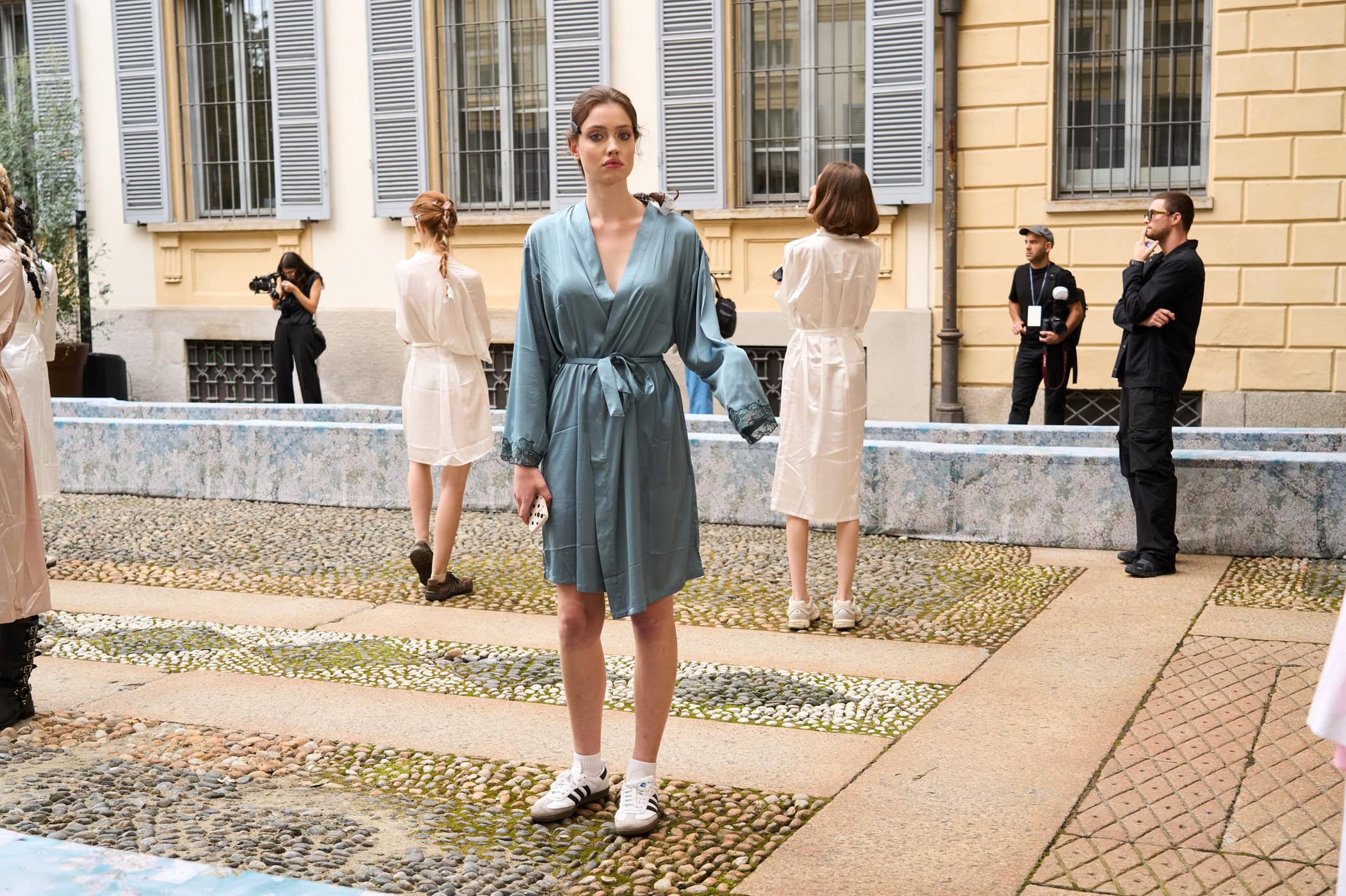 Luisa Beccaria Spring 2026 Fashion Show Backstage