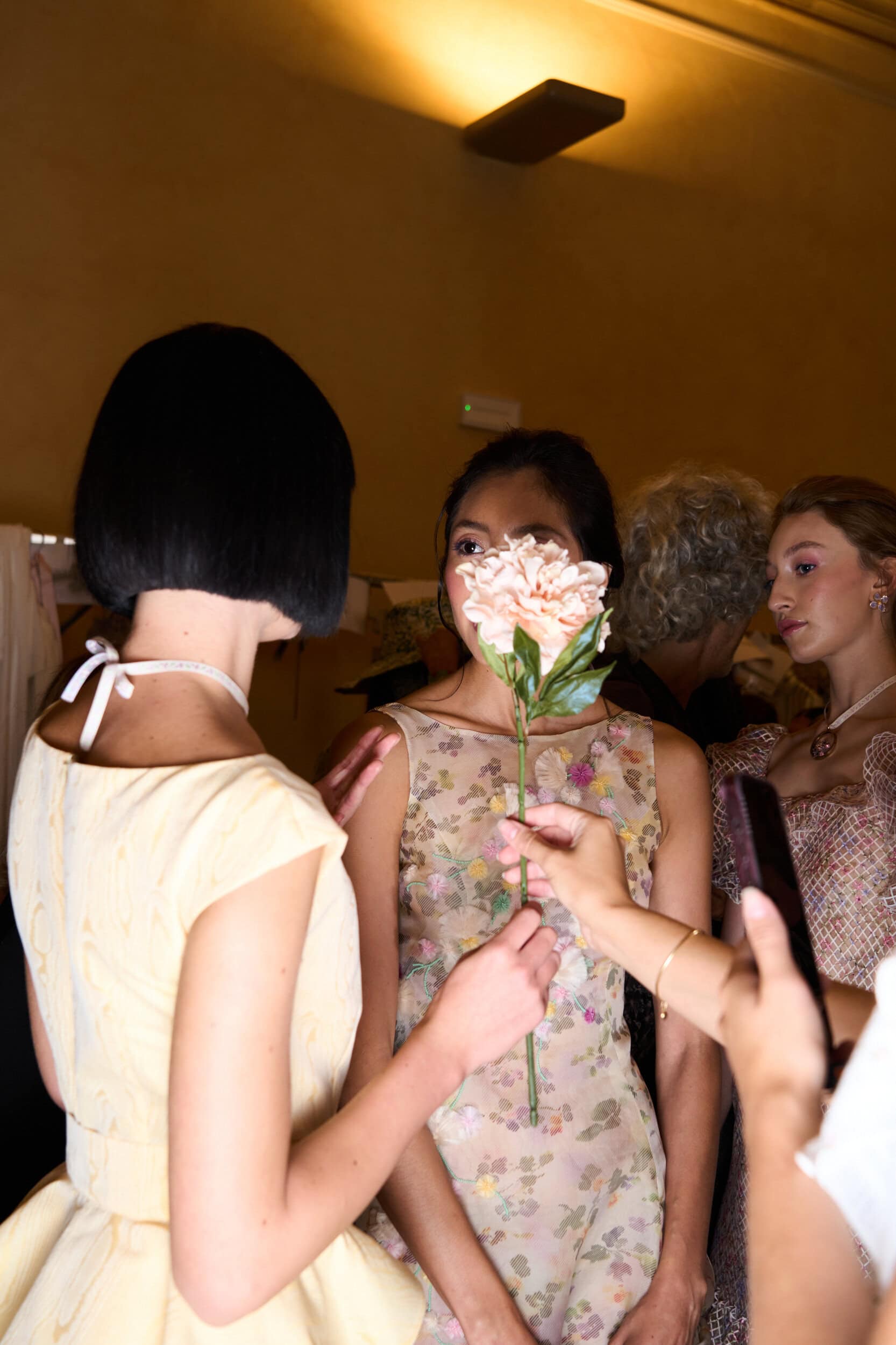 Luisa Beccaria Spring 2026 Fashion Show Backstage