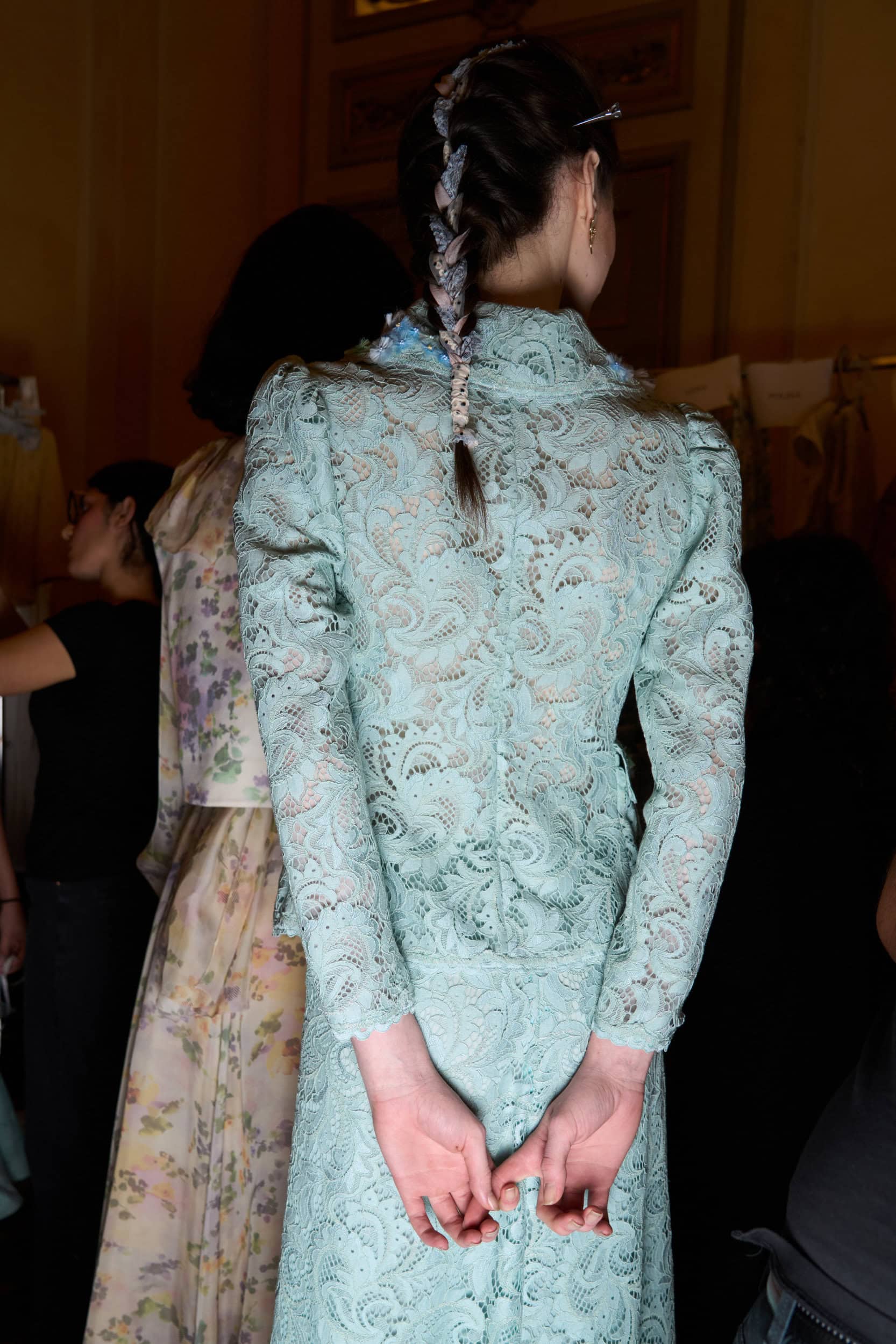 Luisa Beccaria Spring 2026 Fashion Show Backstage