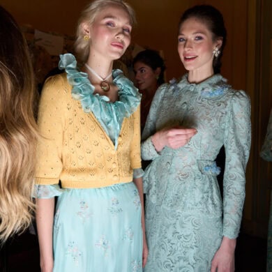 Luisa Beccaria Spring 2026 Fashion Show Backstage