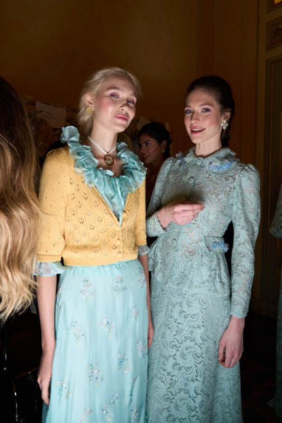 Luisa Beccaria Spring 2026 Fashion Show Backstage