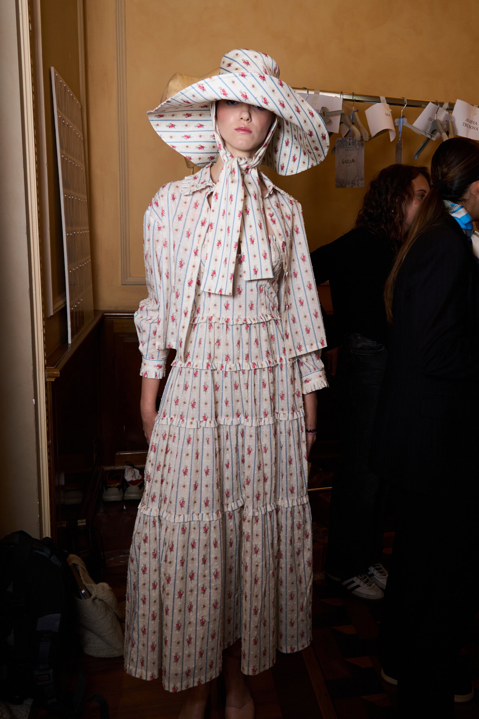Luisa Beccaria Spring 2026 Fashion Show Backstage