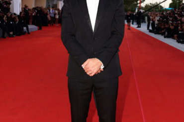 Benny Safdie in Guuci at "The Smashing Machine" Red Carpet - 82nd Venice Film Festival