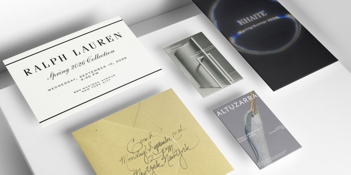 Best Invitations New York Fashion Week Spring 2026