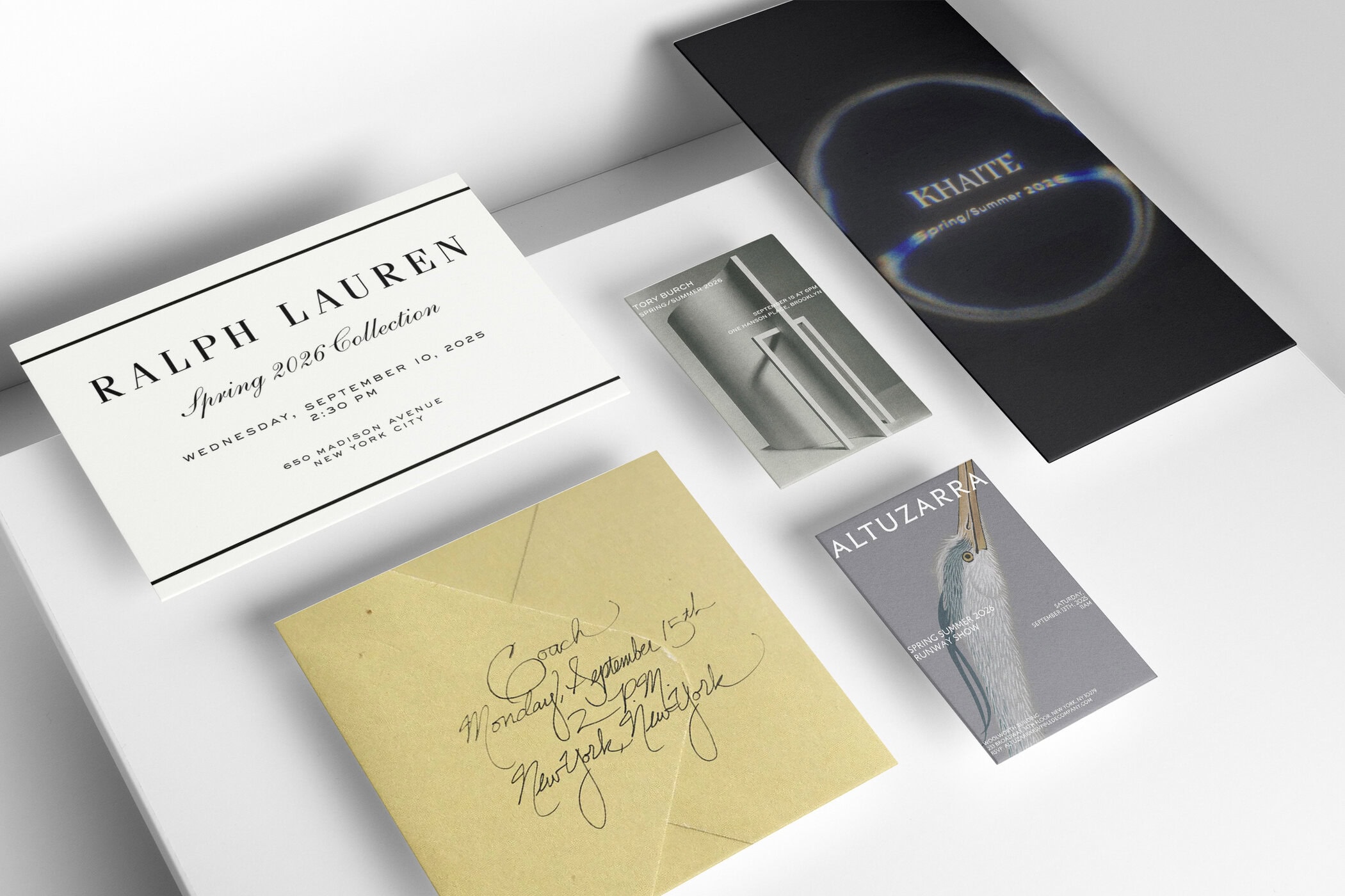 Best Invitations New York Fashion Week Spring 2026