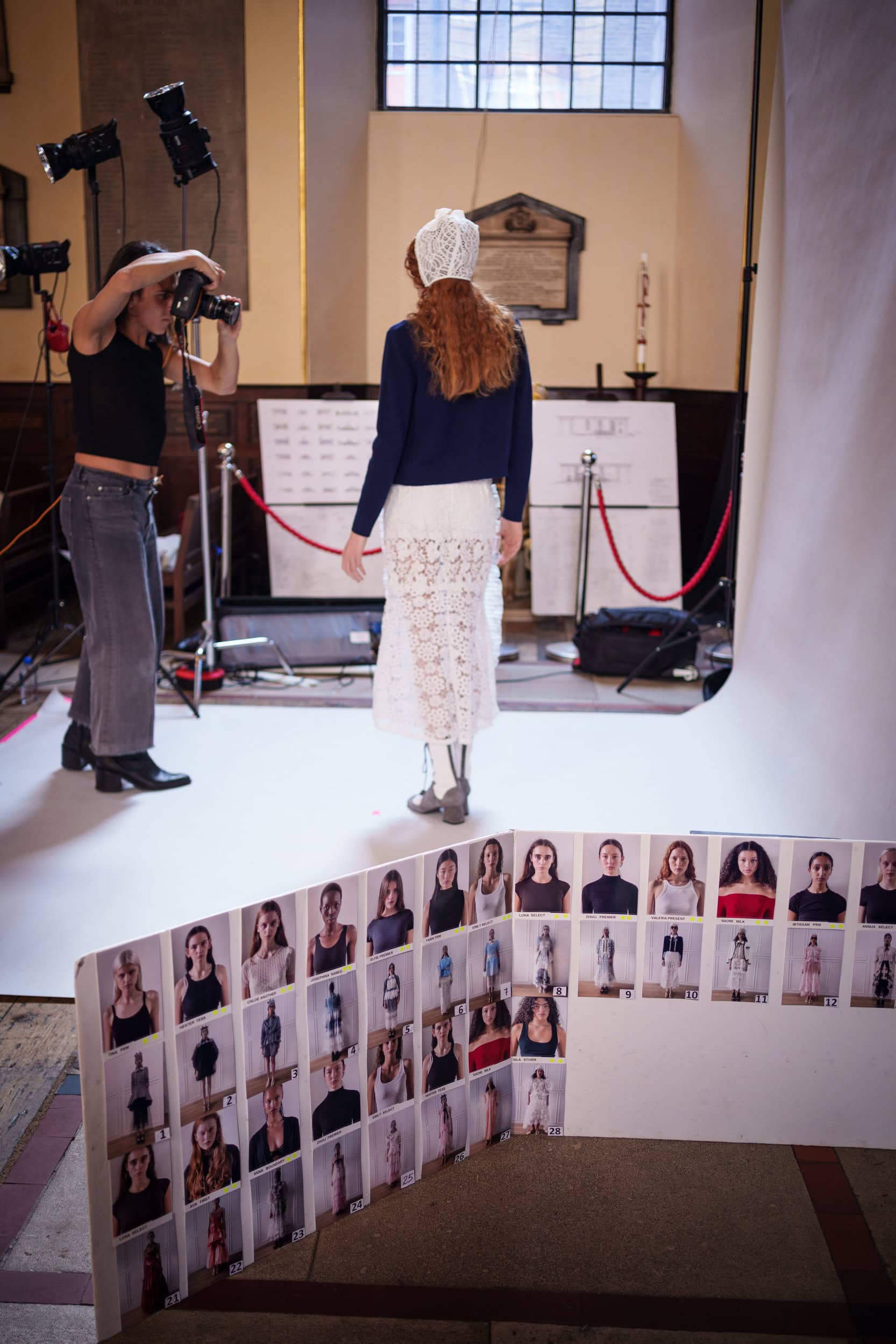 Bora Aksu Spring 2026 Fashion Show Backstage