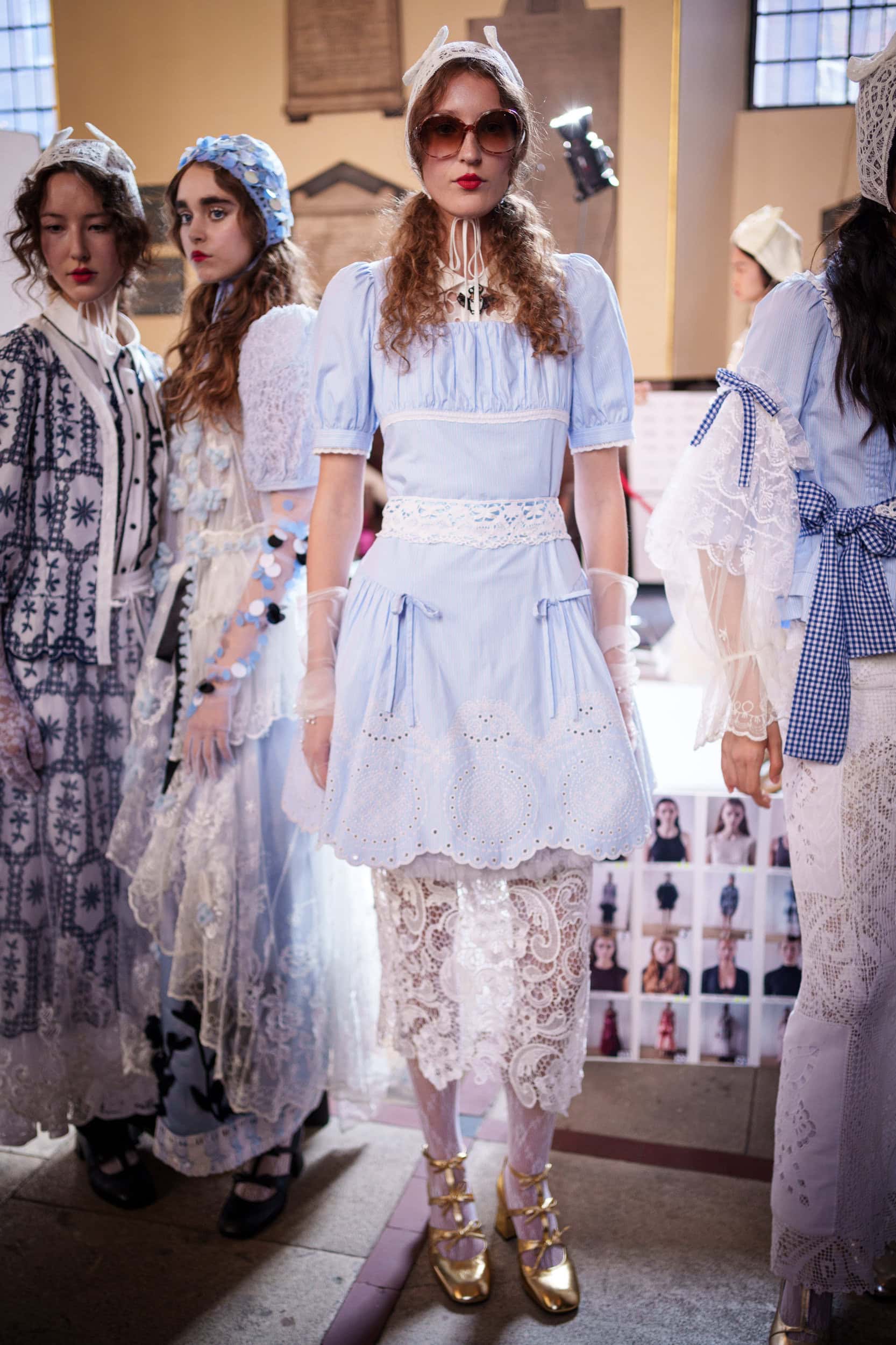 Bora Aksu Spring 2026 Fashion Show Backstage