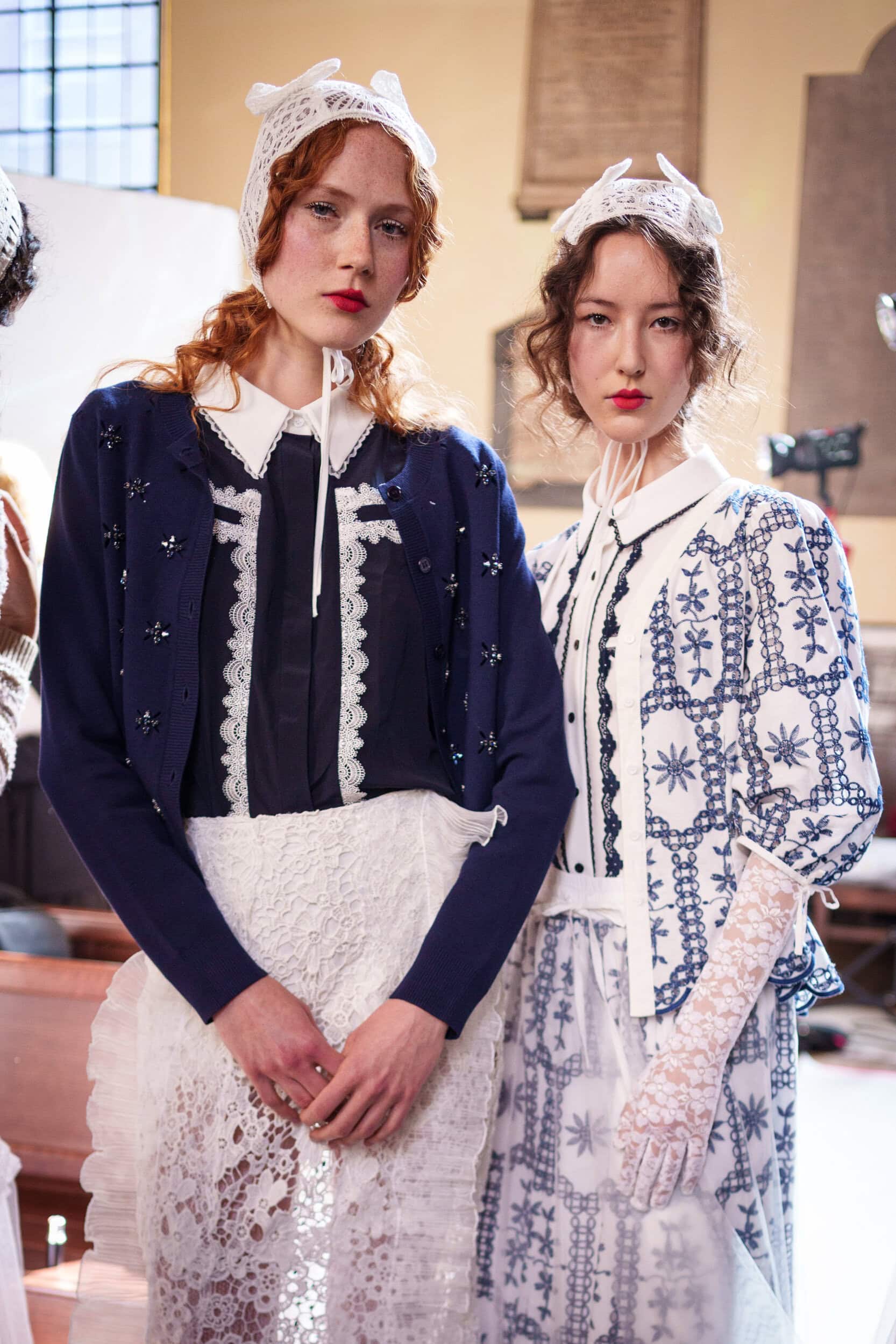 Bora Aksu Spring 2026 Fashion Show Backstage