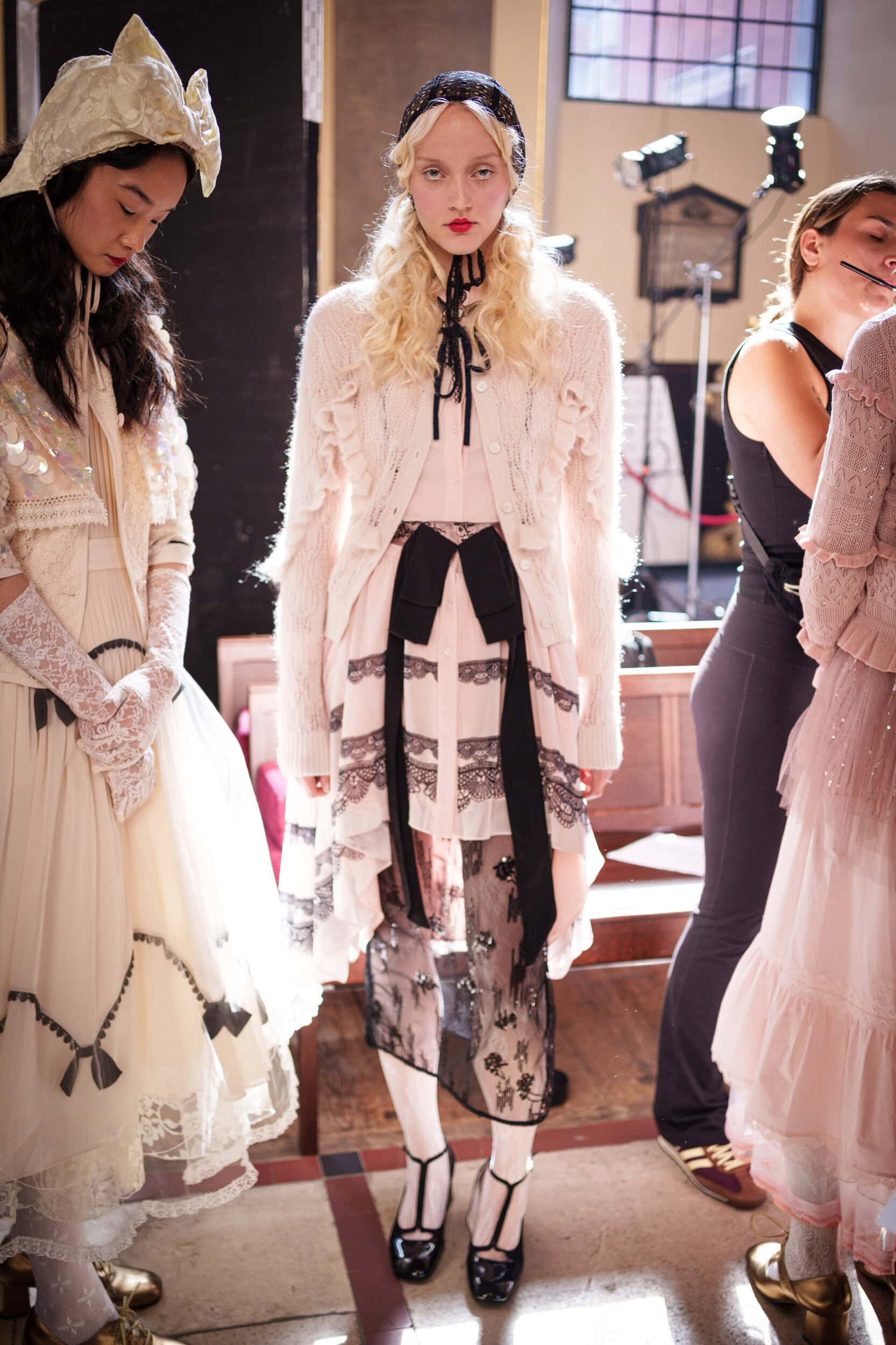 Bora Aksu Spring 2026 Fashion Show Backstage