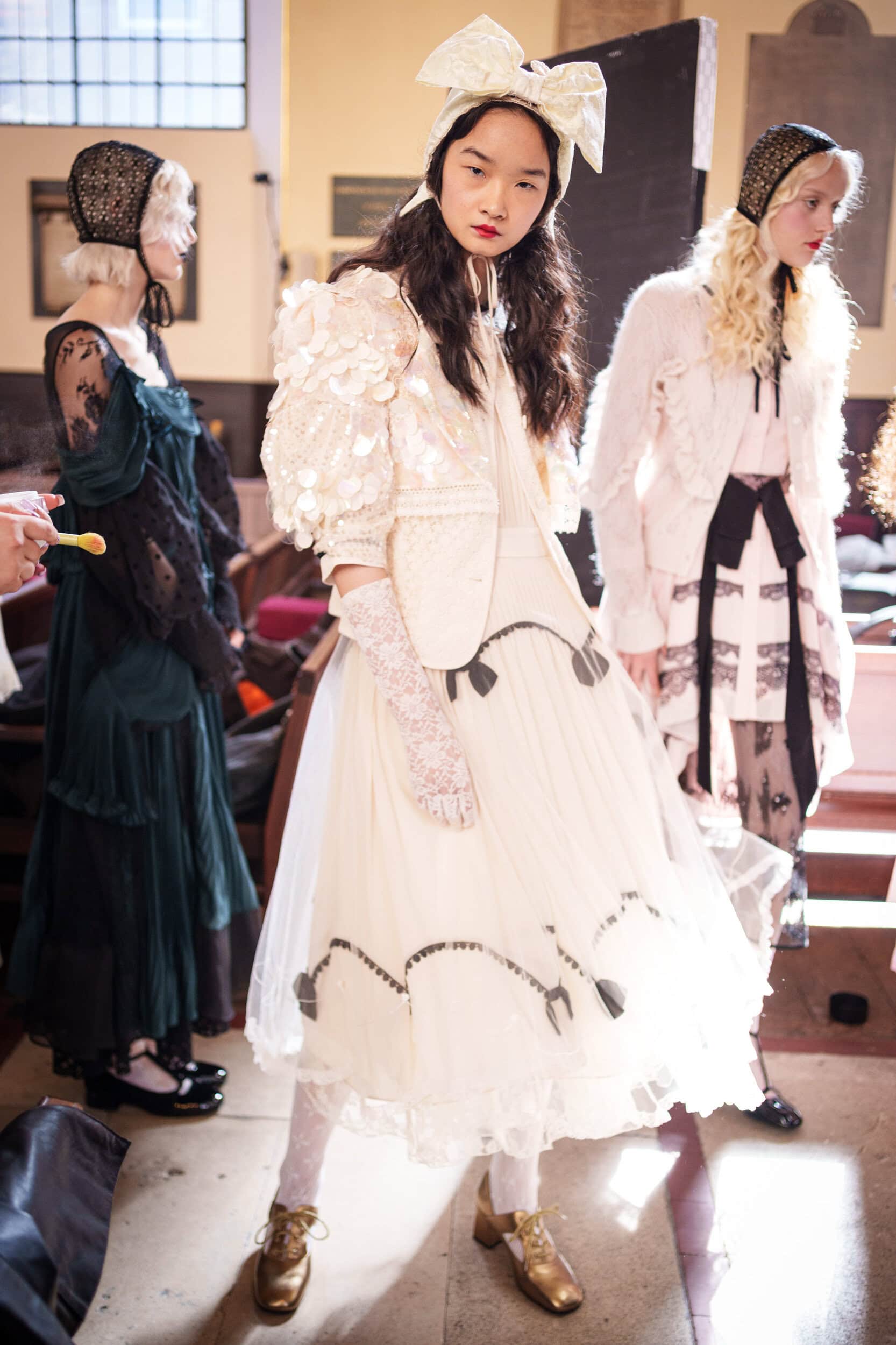 Bora Aksu Spring 2026 Fashion Show Backstage
