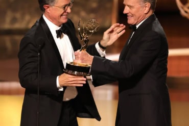 Bryan Cranston wears Zegna to the 77th Primetime Emmy Awards at Peacock Theater