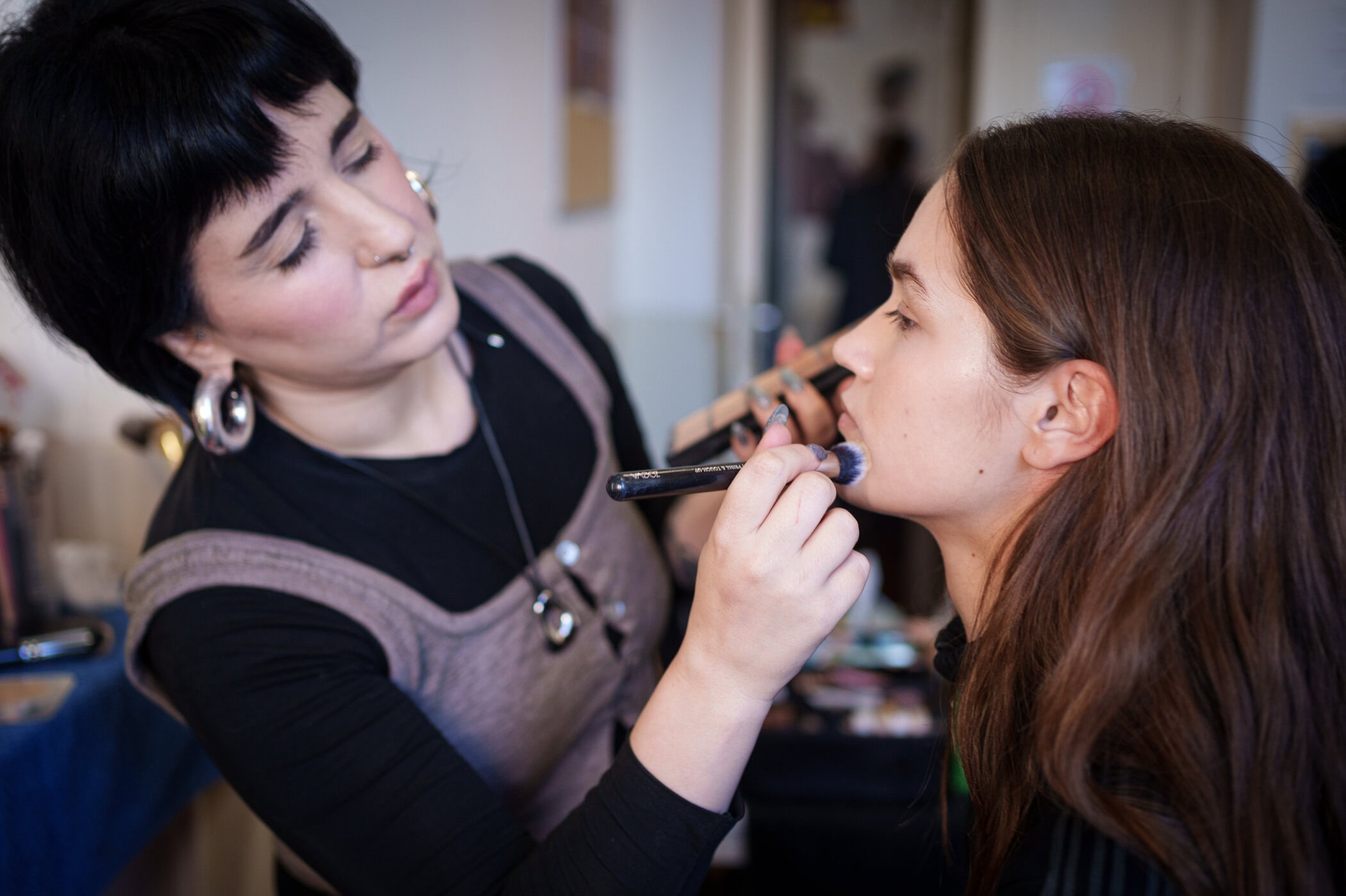 Calcaterra Spring 2026 Fashion Show Backstage
