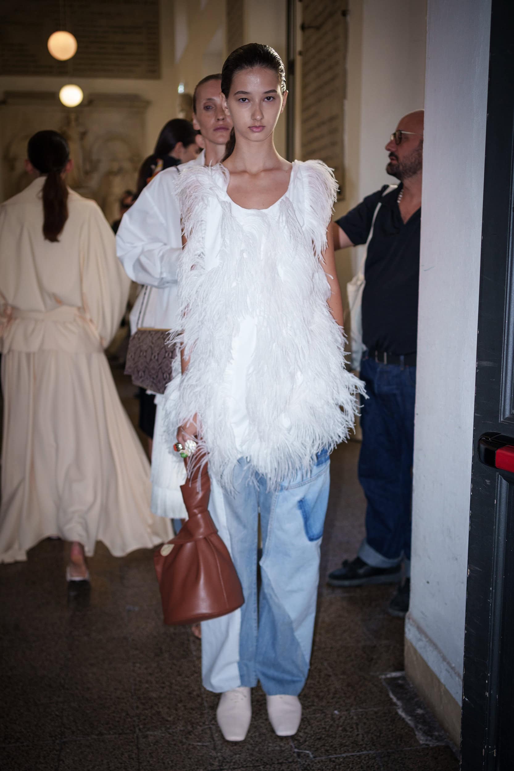 Calcaterra Spring 2026 Fashion Show Backstage