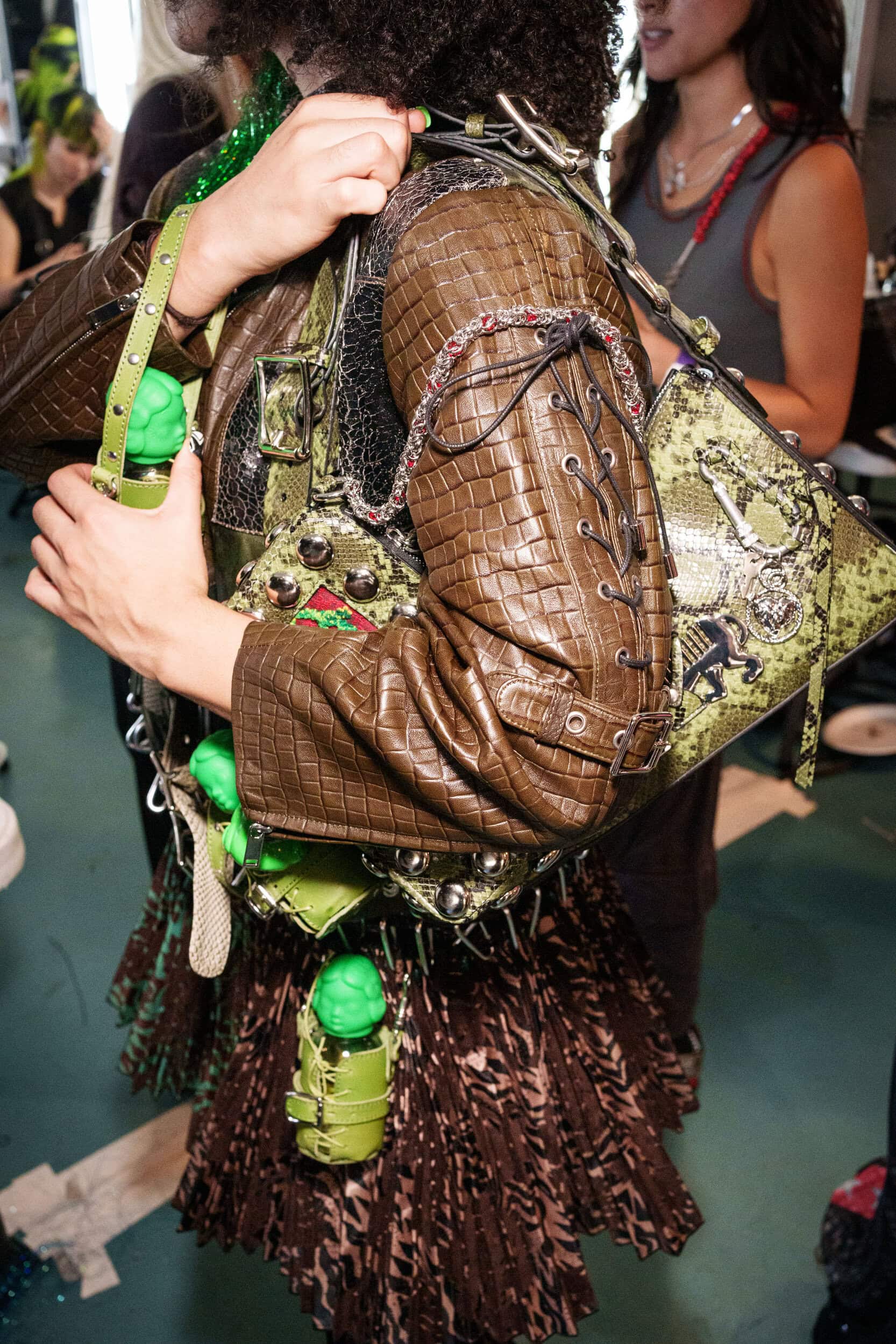 Chopova Lowena Spring 2026 Fashion Show Backstage