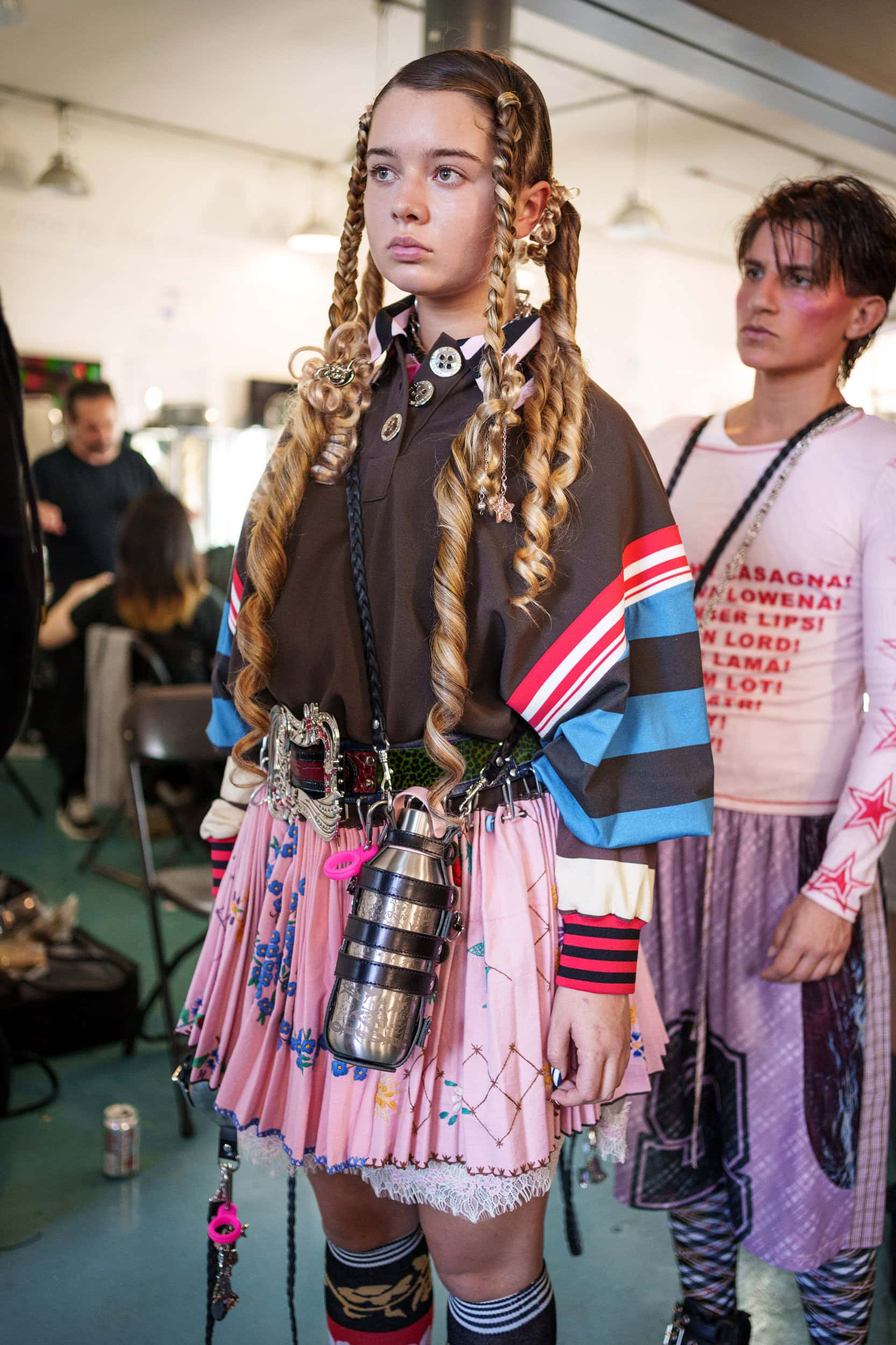 Chopova Lowena Spring 2026 Fashion Show Backstage