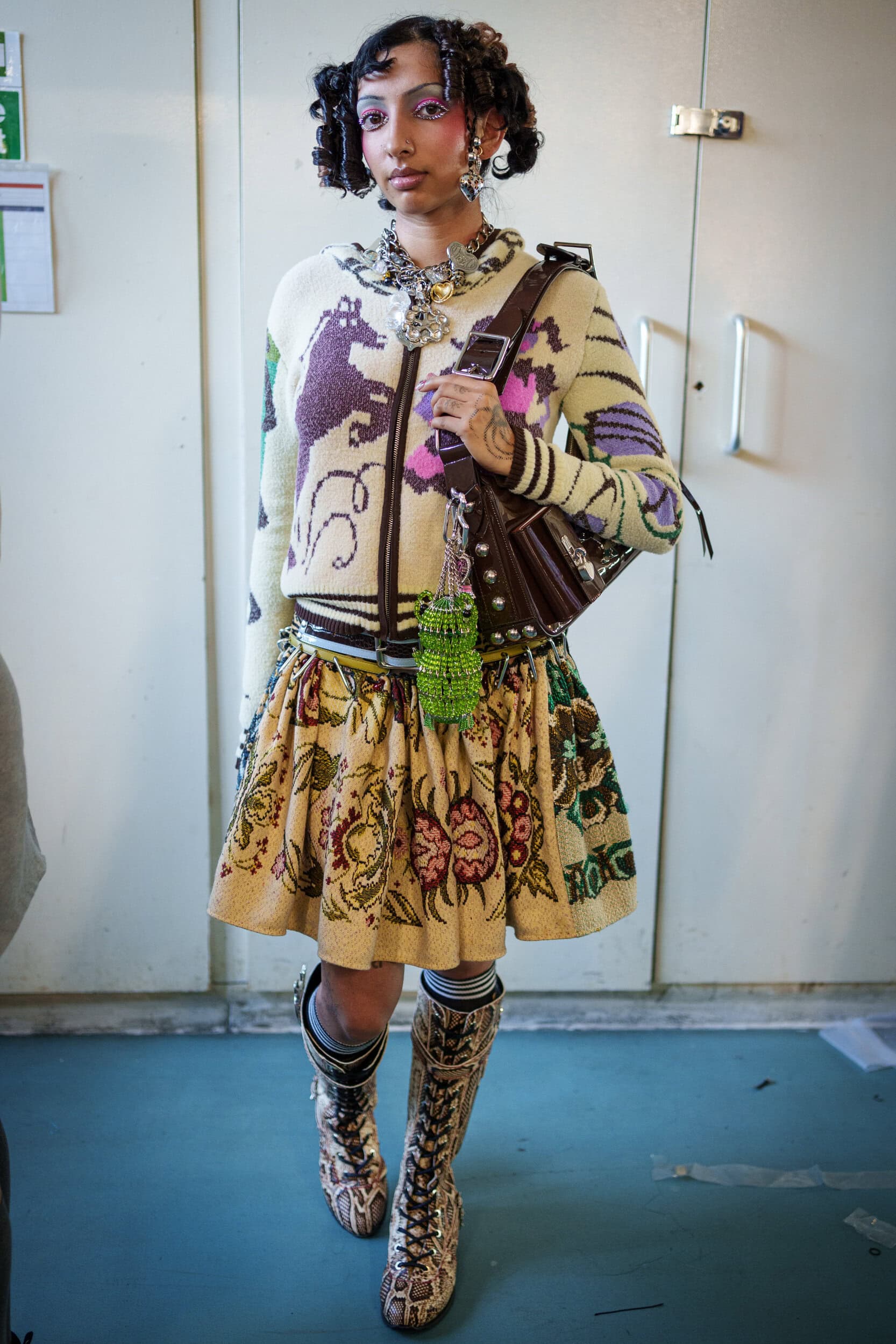 Chopova Lowena Spring 2026 Fashion Show Backstage