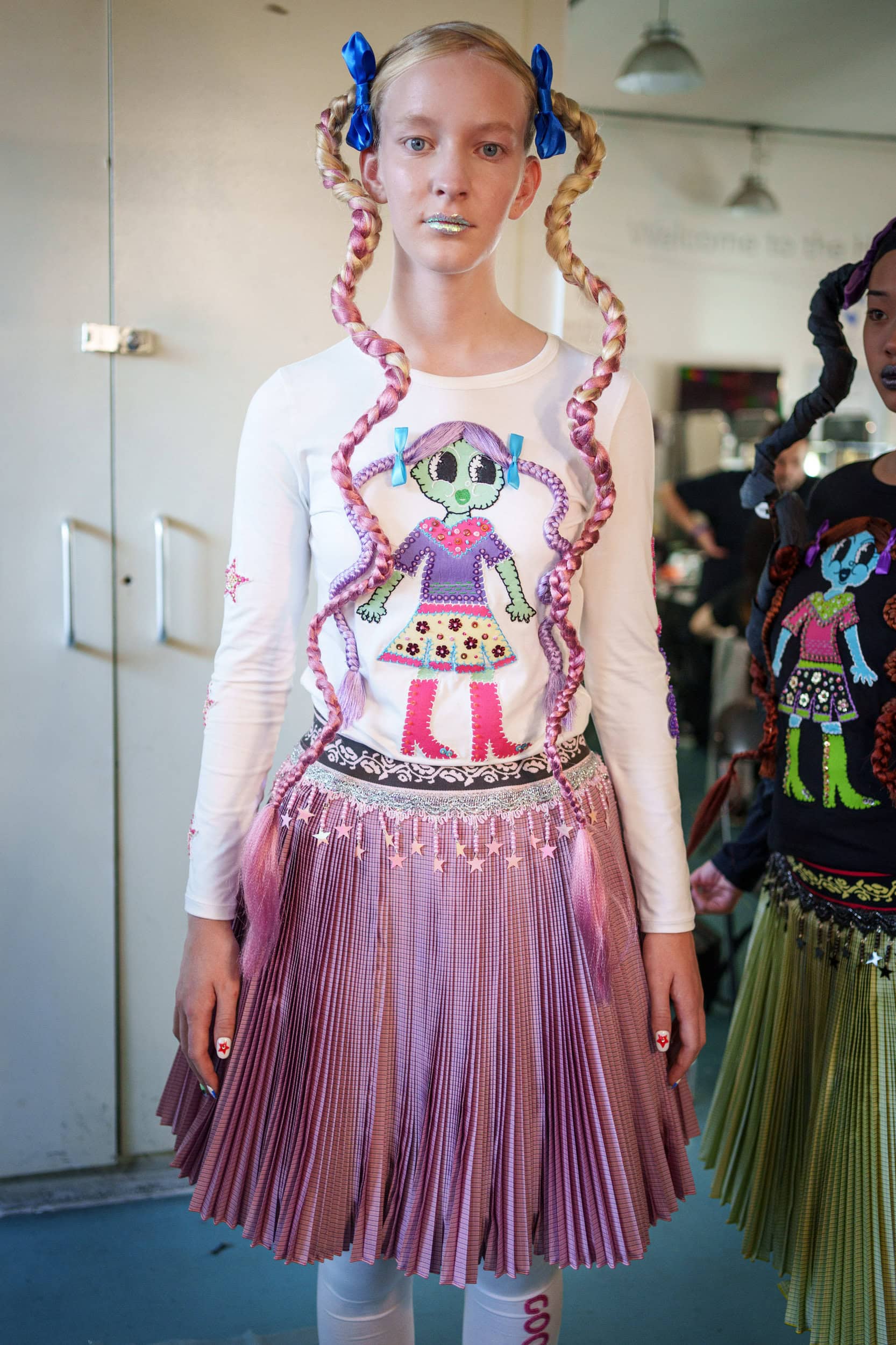 Chopova Lowena Spring 2026 Fashion Show Backstage