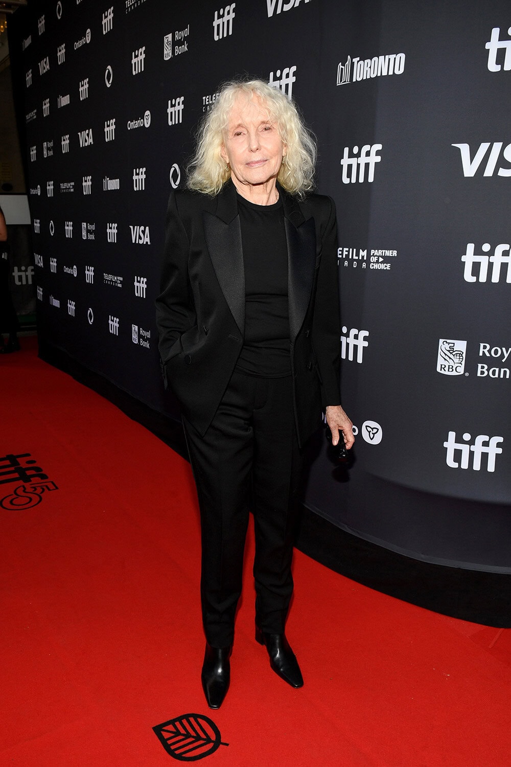 Claire Denis Wears Saint Laurent at "The Fence" premiere - 50th Toronto International Film Festival