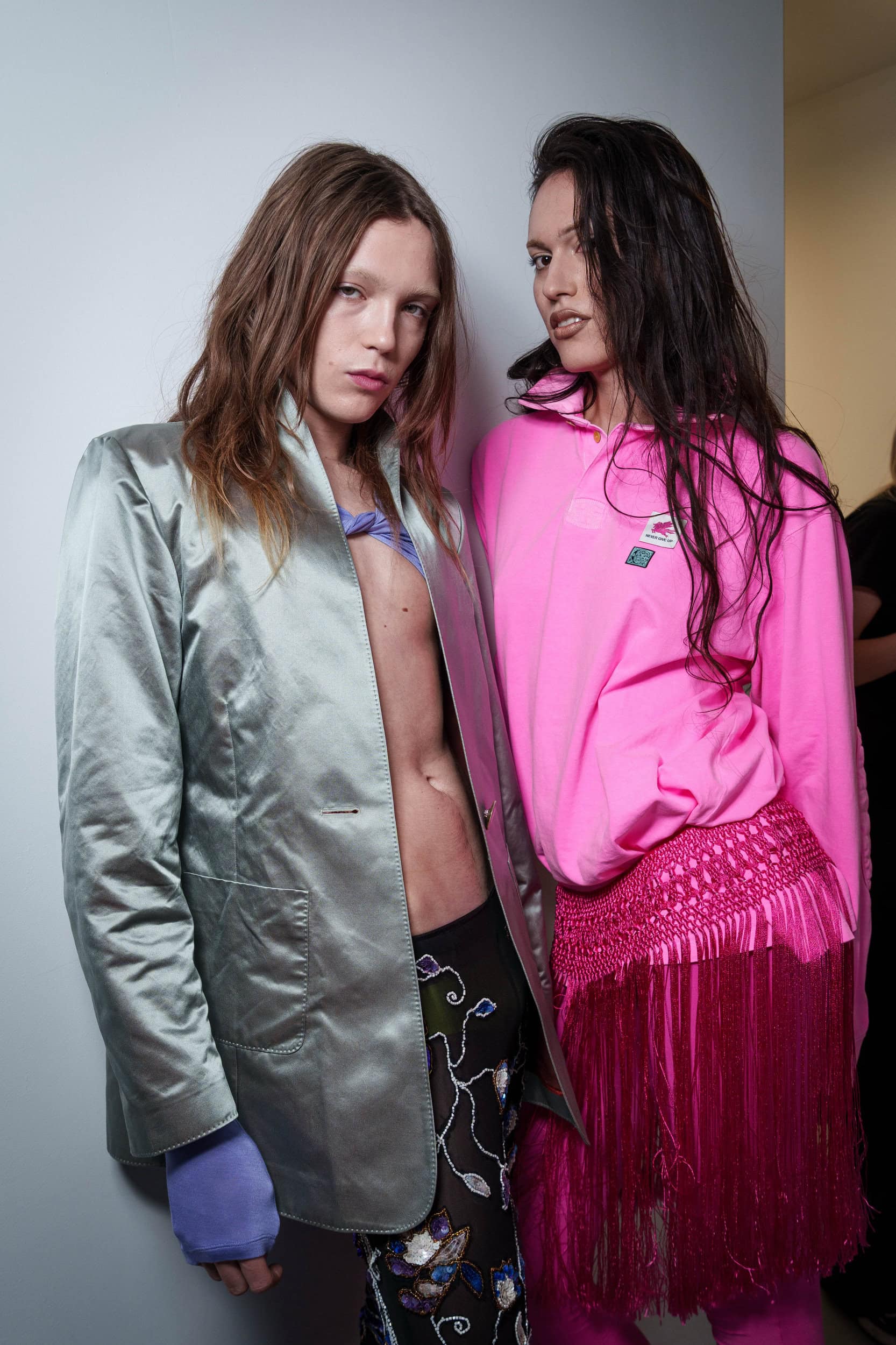 Conner Ives Spring 2026 Fashion Show Backstage