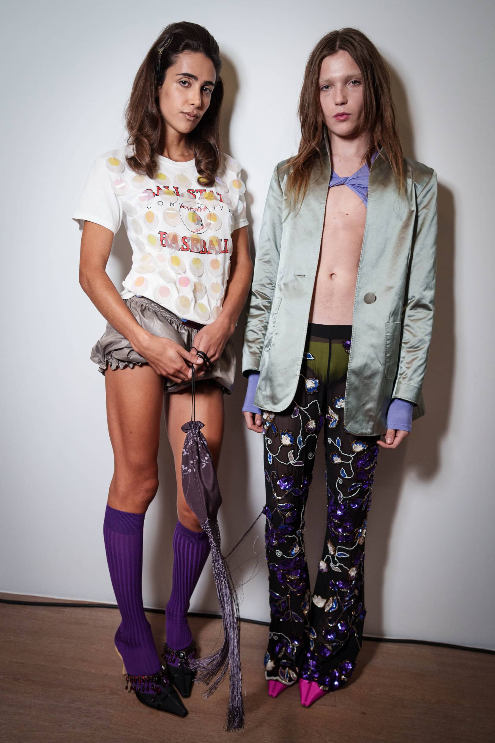 Conner Ives Spring 2026 Fashion Show Backstage